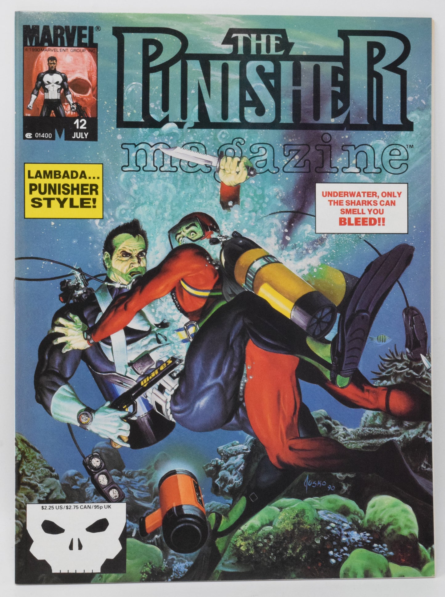 Punisher Magazine #12 1989 NM