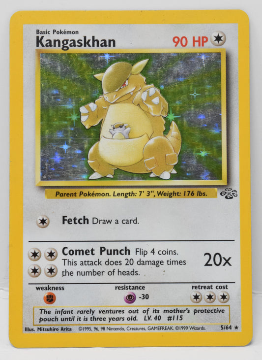 Pokemon Card Kangaskhan Holo Jungle 5/64 MP