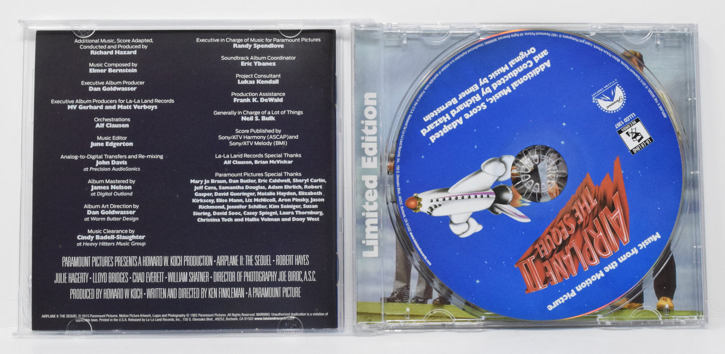 Airplane II The Sequel Soundtrack CD Elmer Bernstein LTD 1500