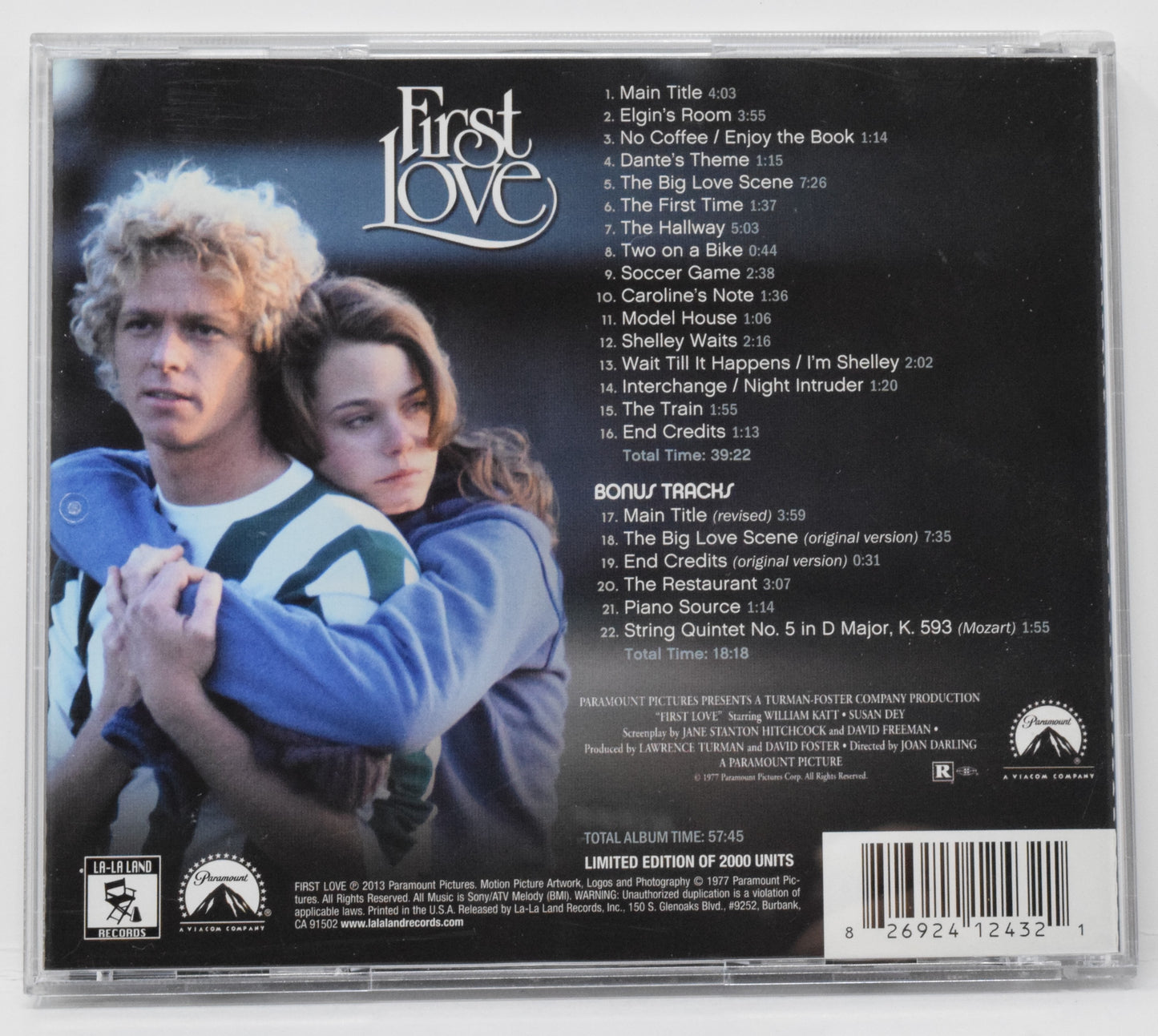 First Love Soundtrack CD John Barry LTD 2000