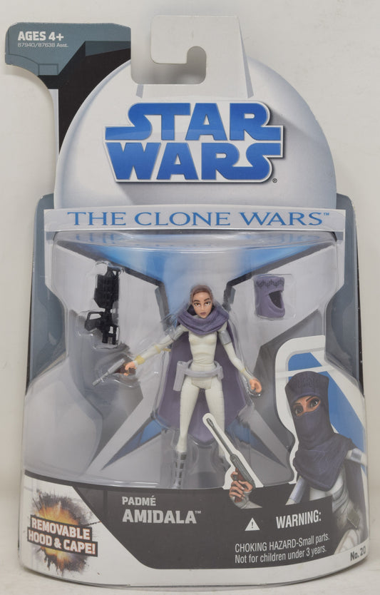 Star Wars The Clone Wars Amidala No.20 Action Figure Hasbro MOC New