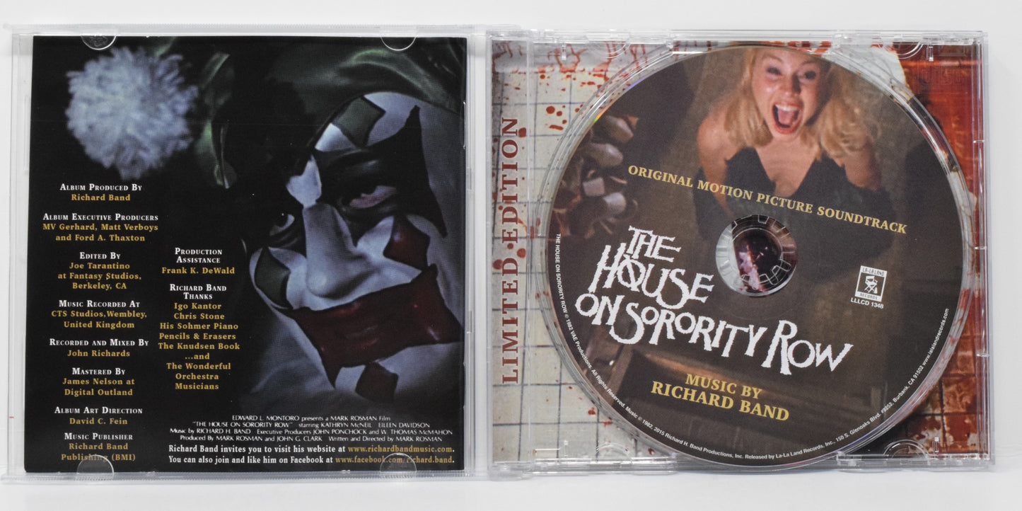 The House On Sorority Row Soundtrack CD Richard Band LTD 2000