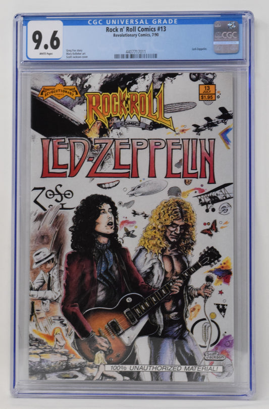 Rock N Roll Comics 13 Revolutionary 1990 CGC 9.6 Led Zeppelin Jimmy Page Plant