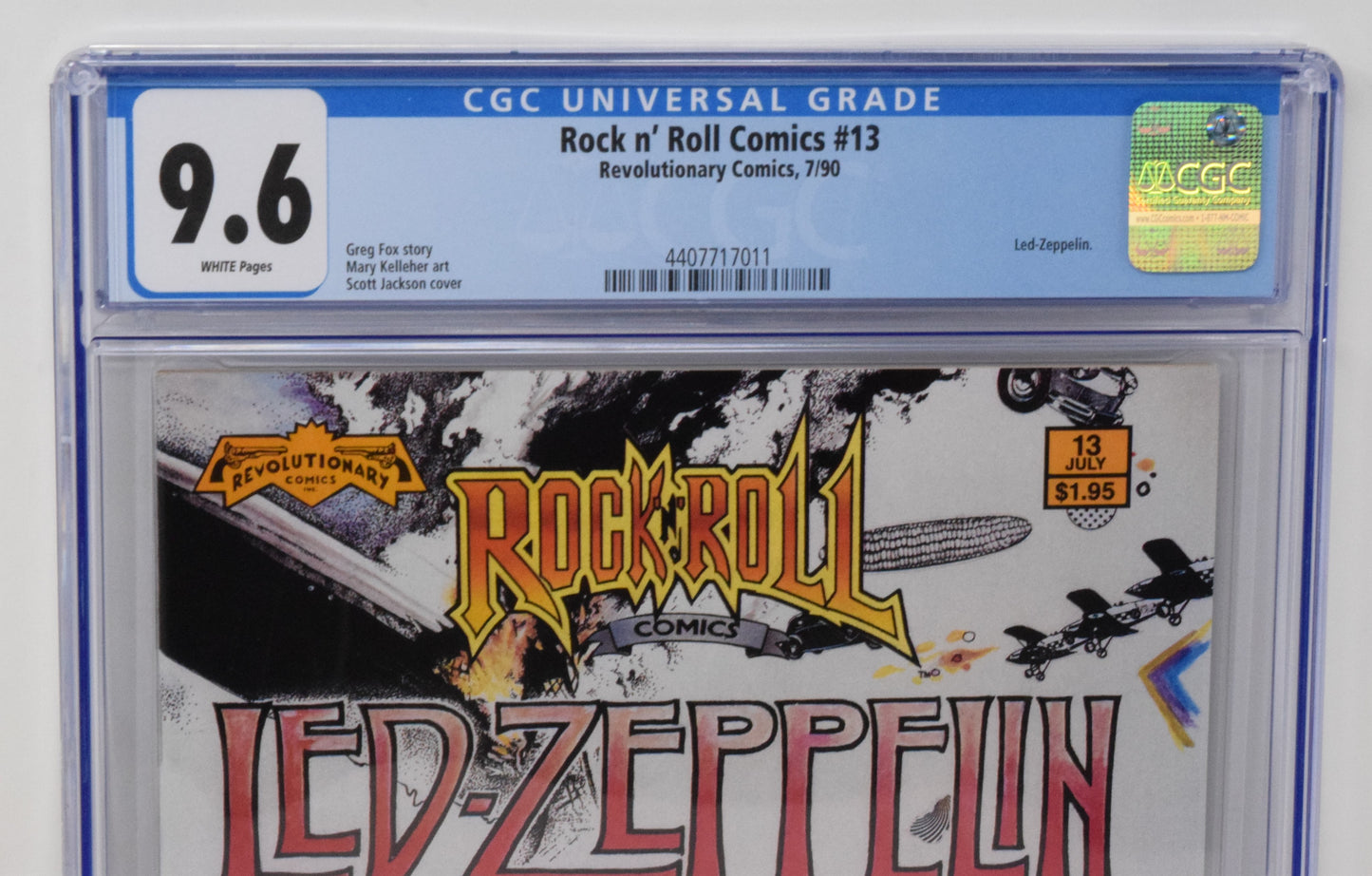 Rock N Roll Comics 13 Revolutionary 1990 CGC 9.6 Led Zeppelin Jimmy Page Plant