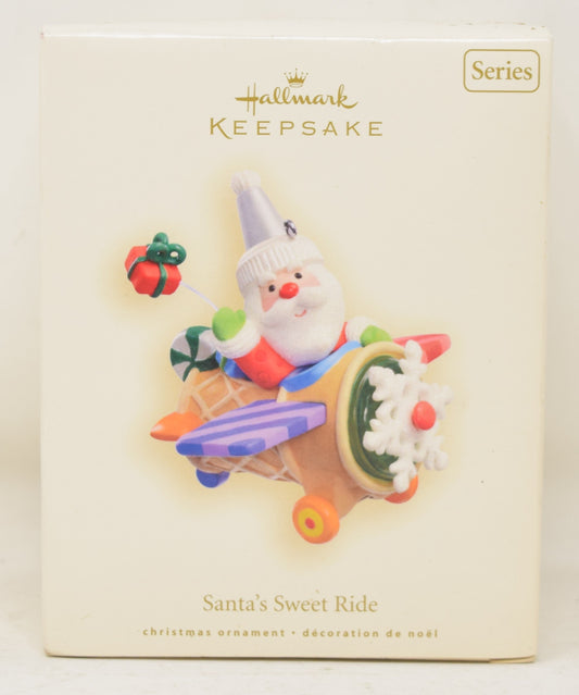 Hallmark Keepsake Ornament Santa's Sweet Ride Christmas Tree 2008 NIB