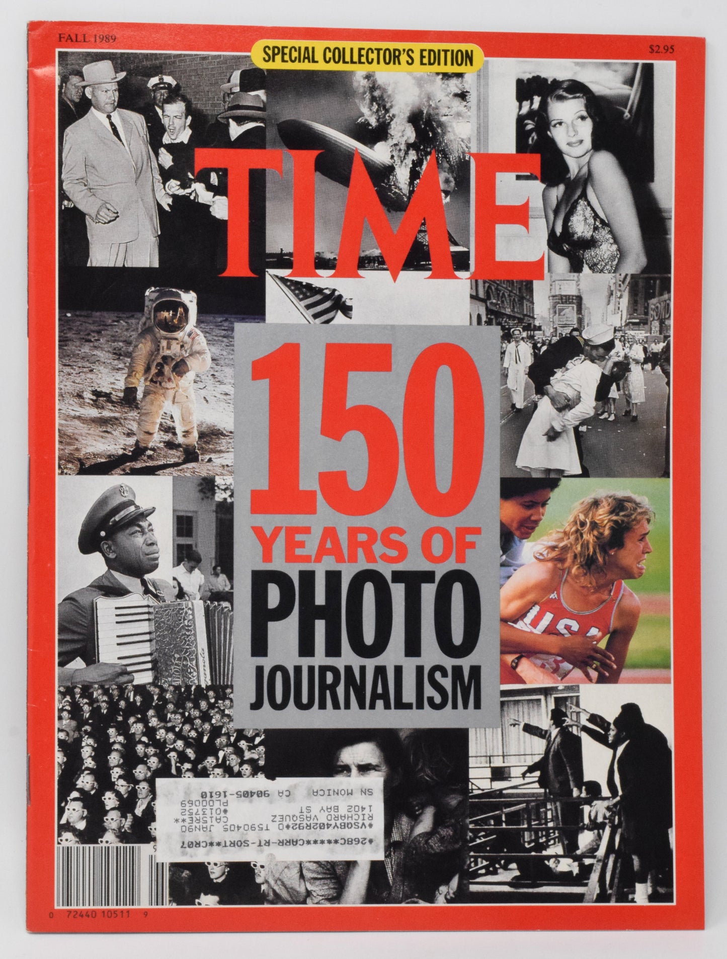 Time Magazine Fall 1989 Special Collector's 150 Years of Photo Journalism NM