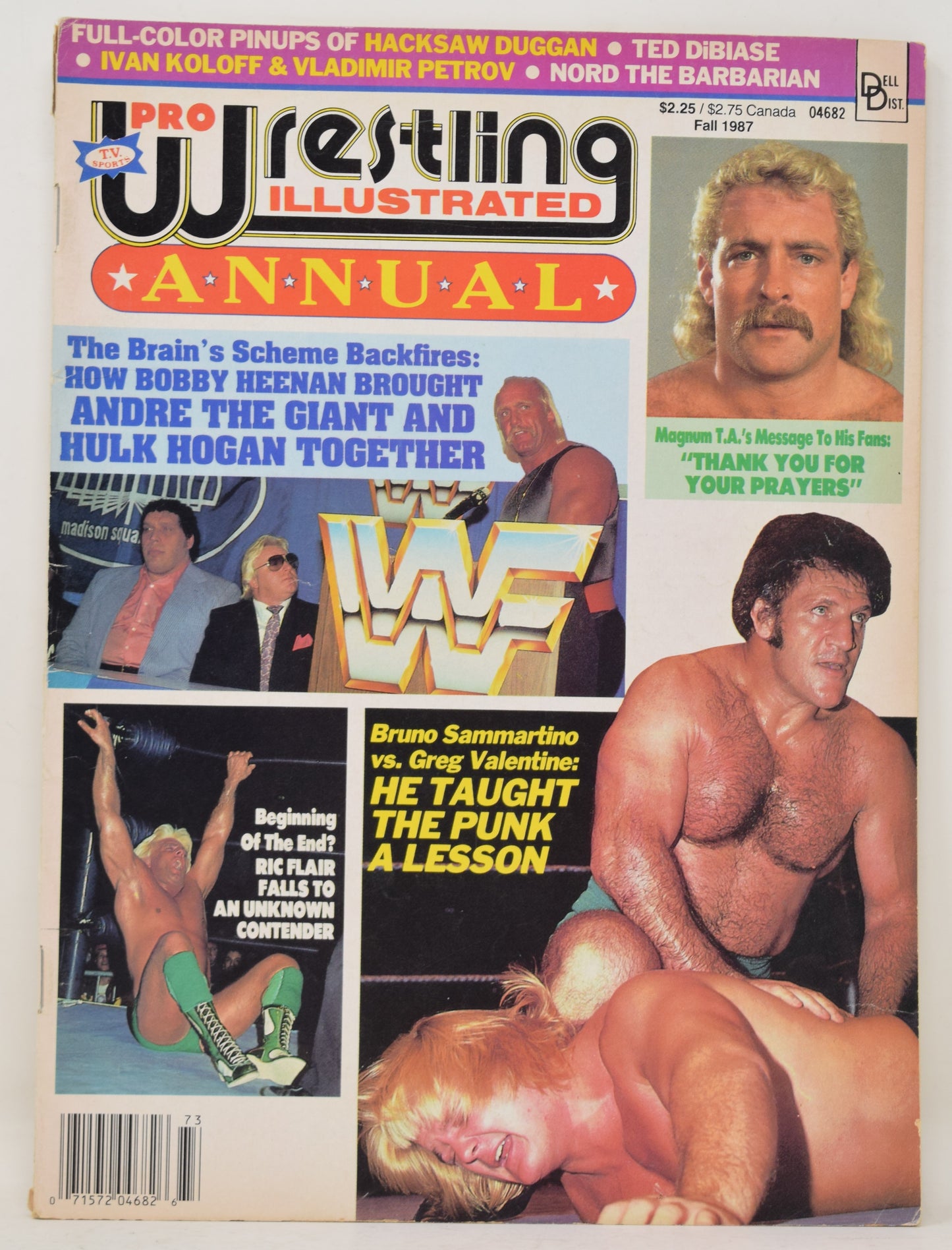 Pro Wrestling Illustrated Magazine Annual Fall 1987 FN Hulk Hogan Ric Flair WWF WCW