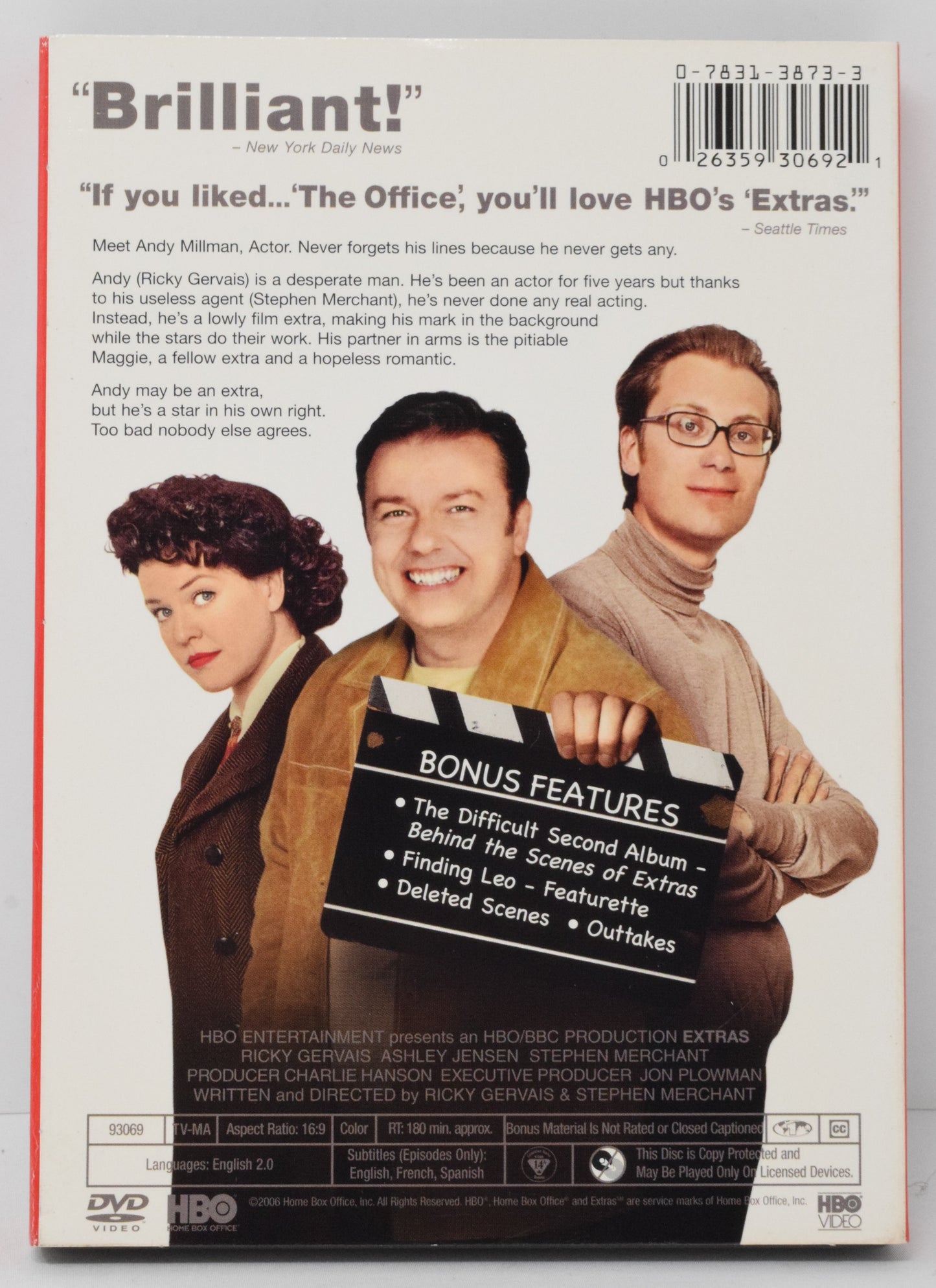 Extras The Story of A Man with Small Parts The Complete First Season