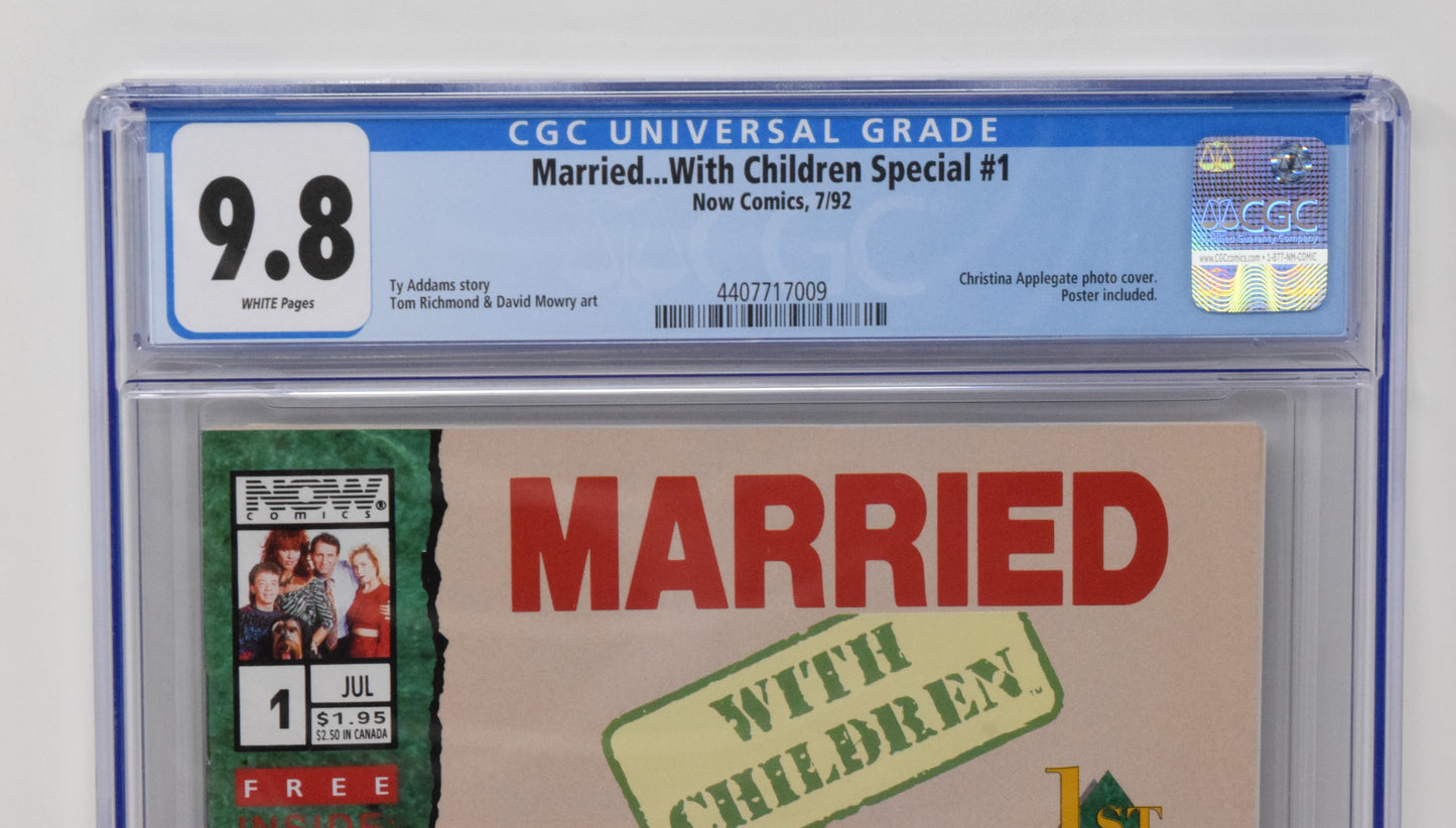 Married With Children Special 1 Now 1992 CGC 9.8 Kelly Bundy Christina Applegate