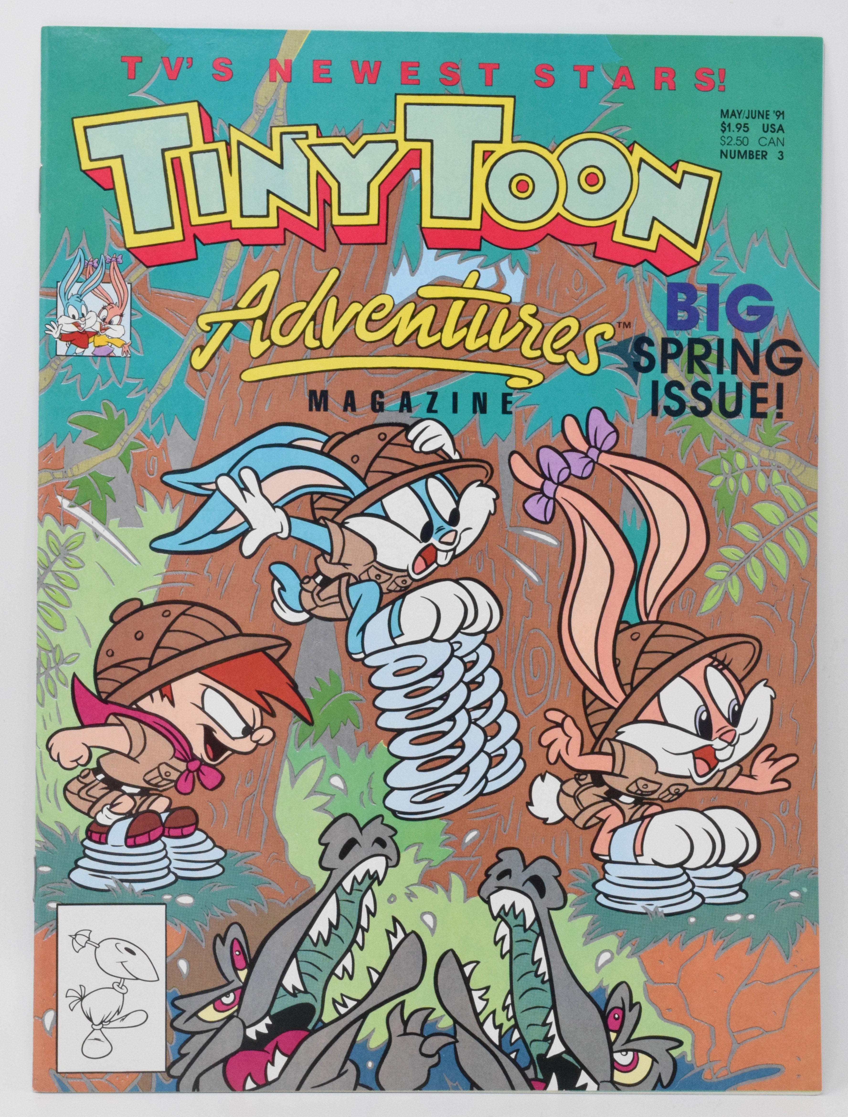 Tiny Toon Adventures Magazine 1990 #3 NM | Golden Apple Comics
