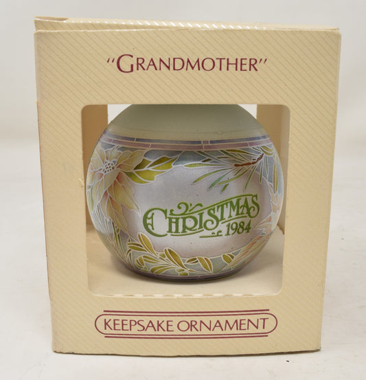 Hallmark Ornament Grandmother Christmas Tree 1984 NIB