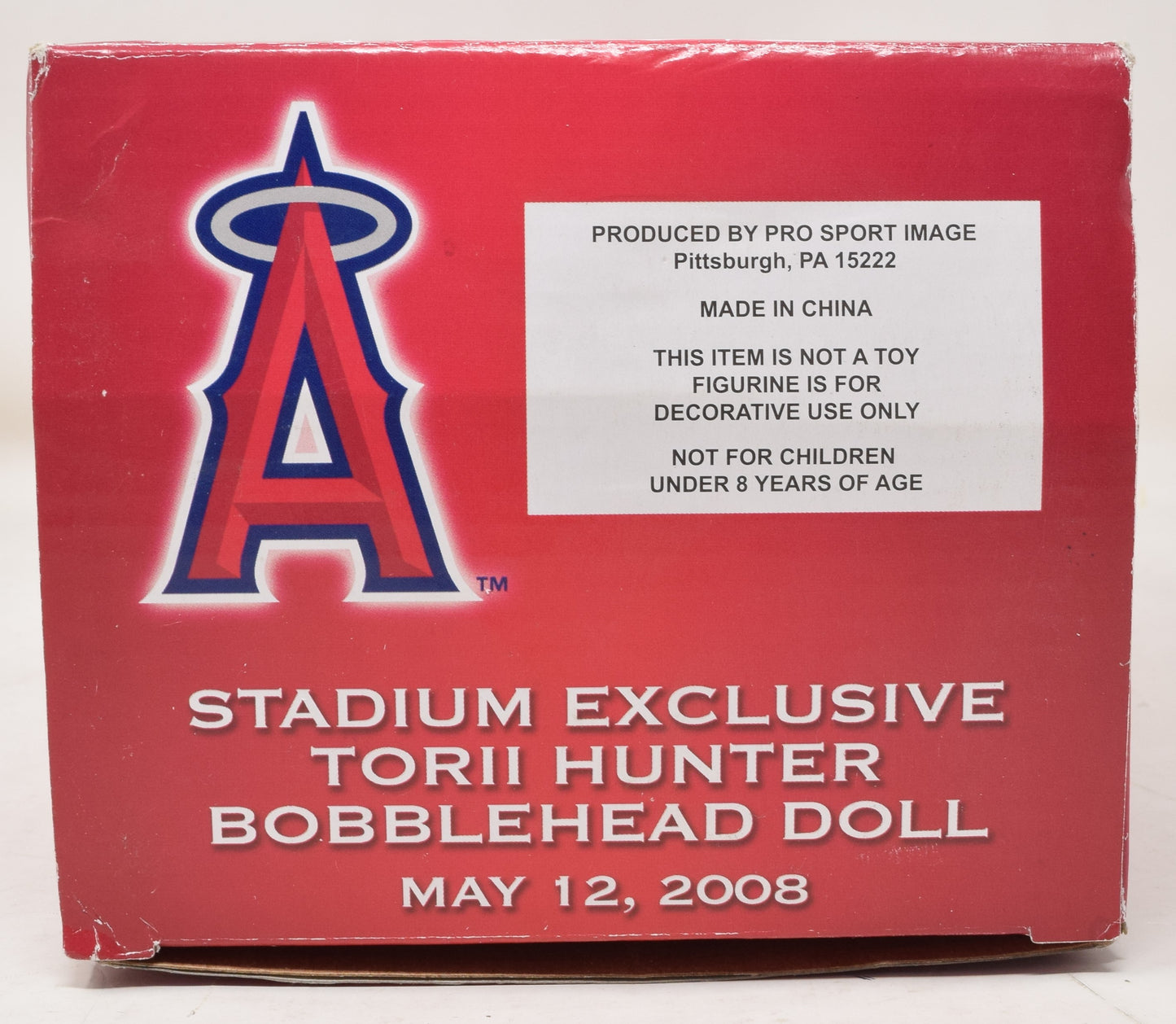 Torii Hunter Anaheim Angels Bobblehead Baseball LA MLB 2008 NIB