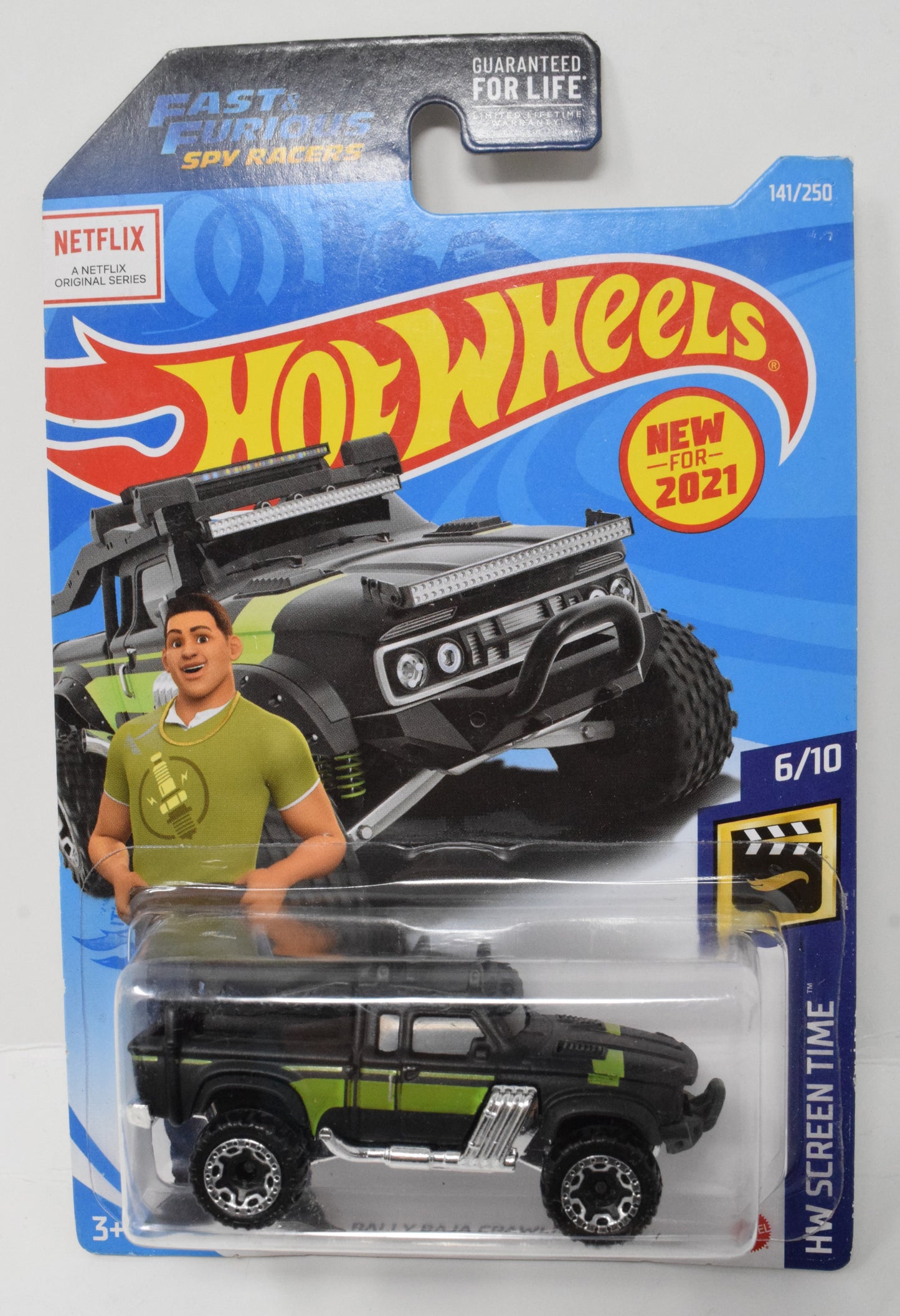 Hot Wheels Rally Baja Crawler HW Screen Time Netflix DieCast Car 6/10 141 New