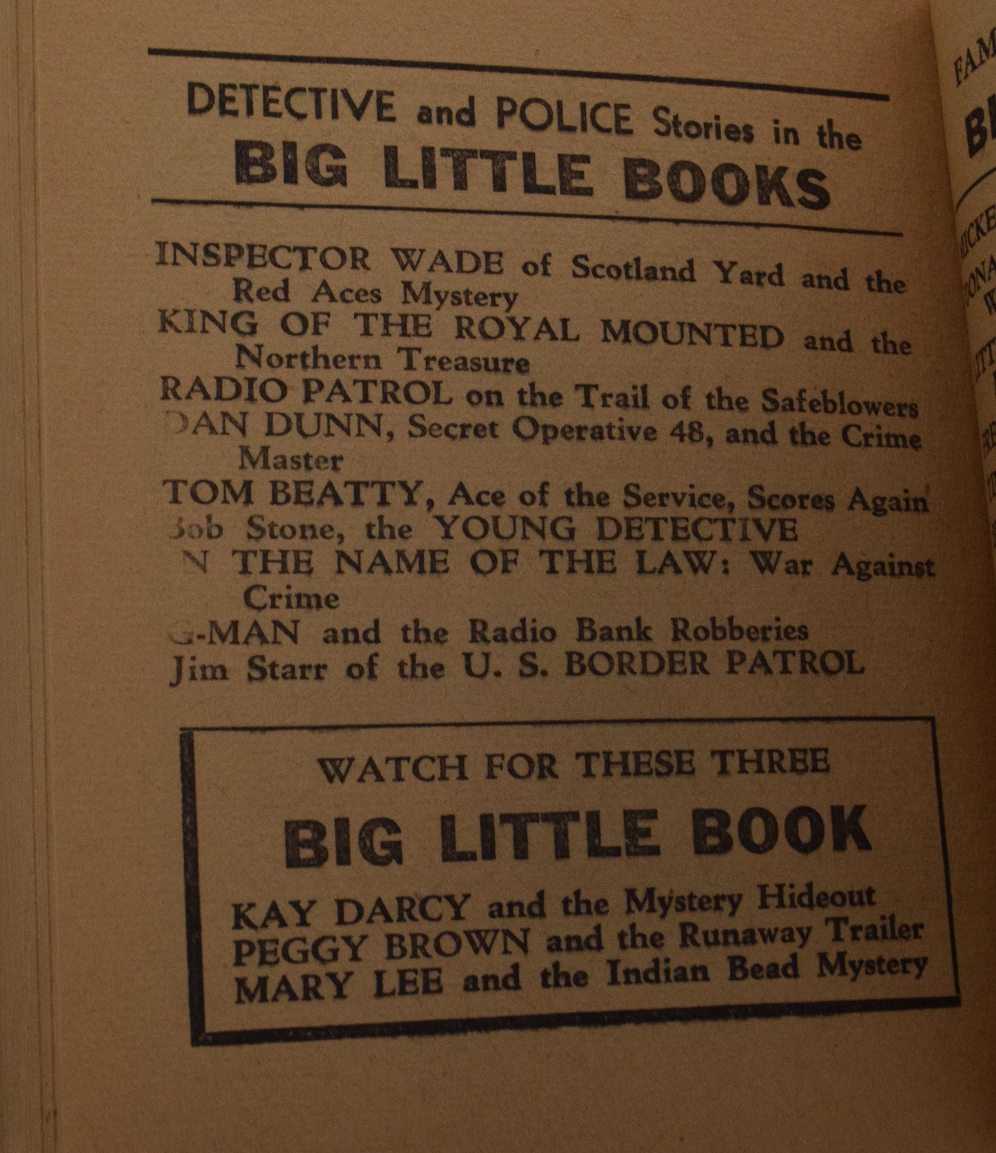 Dick Tracy And The Hotel Murders 1420 Big Little Book Whitman 1937 VG FN - Golden Apple Comics