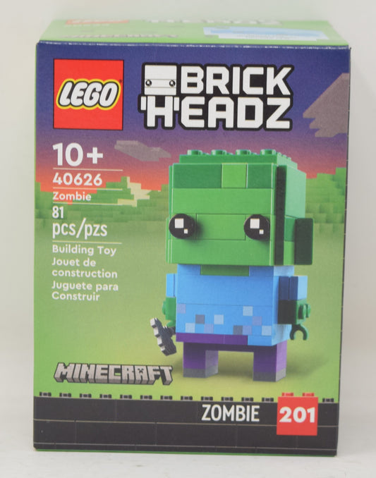 Lego Minecraft Zombie Brickheadz Set 40626 New