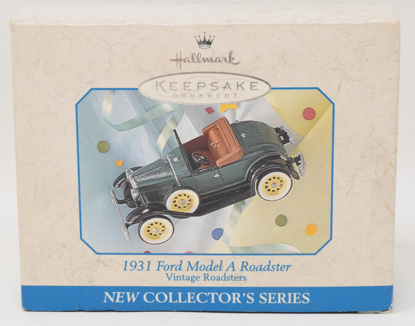 Hallmark Keepsake 1931 Ford Model A Roadster Christmas Ornament 1998 NIB