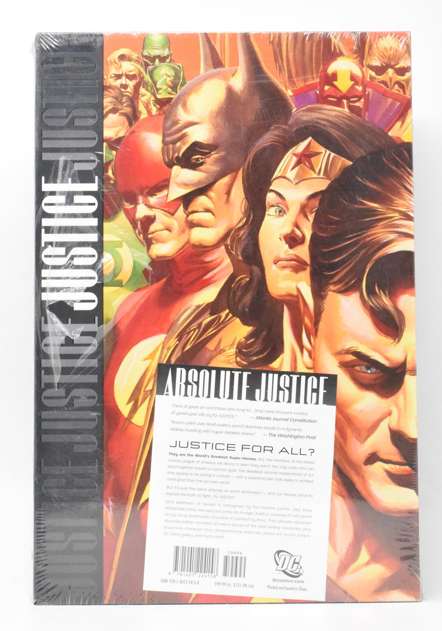 Absolute Justice HC Slipcase DC 2009 NM Alex Ross Jim Krueger