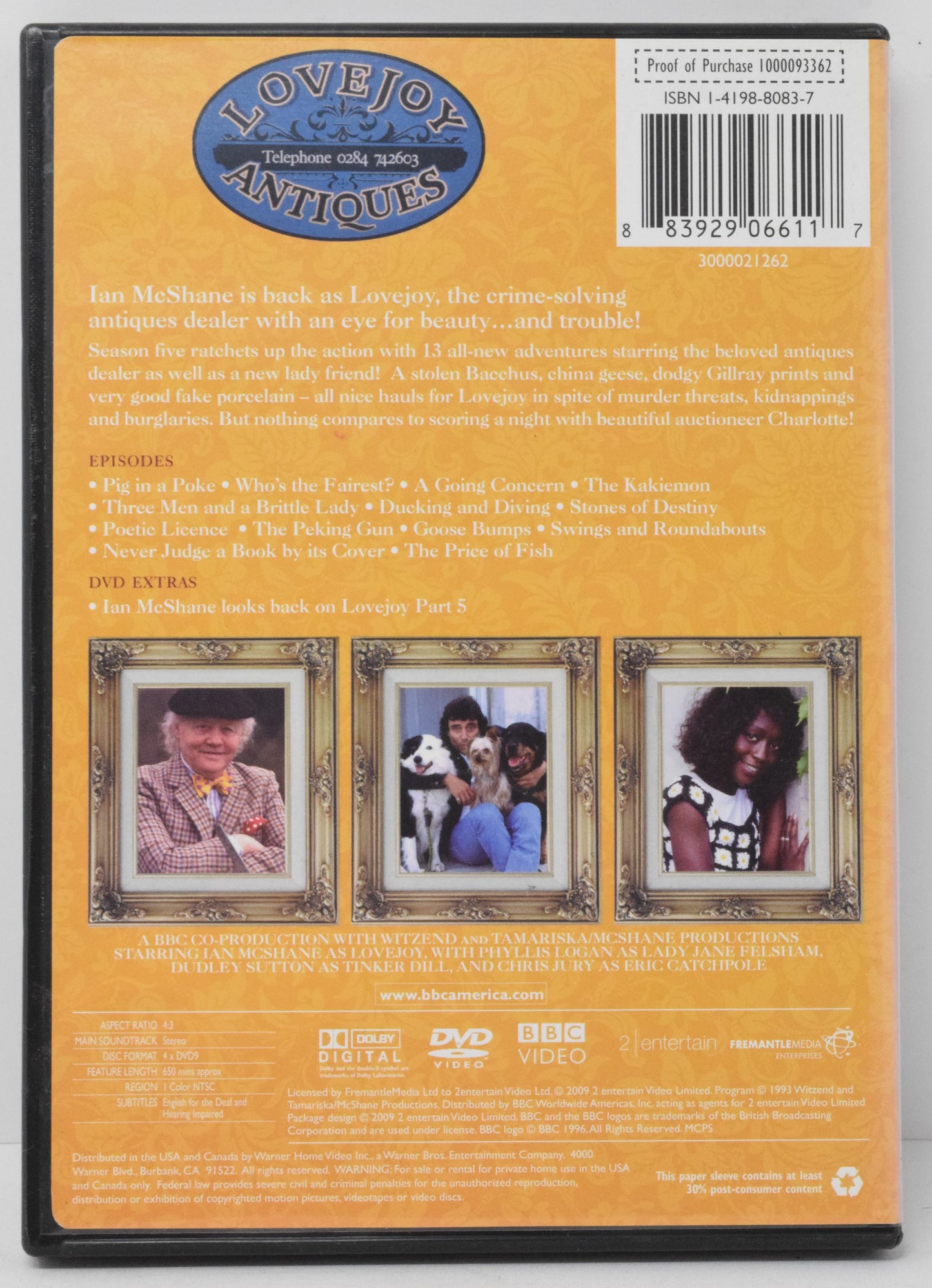 Love Joy DVD The Complete Season Five - Golden Apple Comics