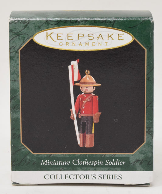 Hallmark Keepsake Clothespin Soldier Christmas Ornament 1997 NIB New