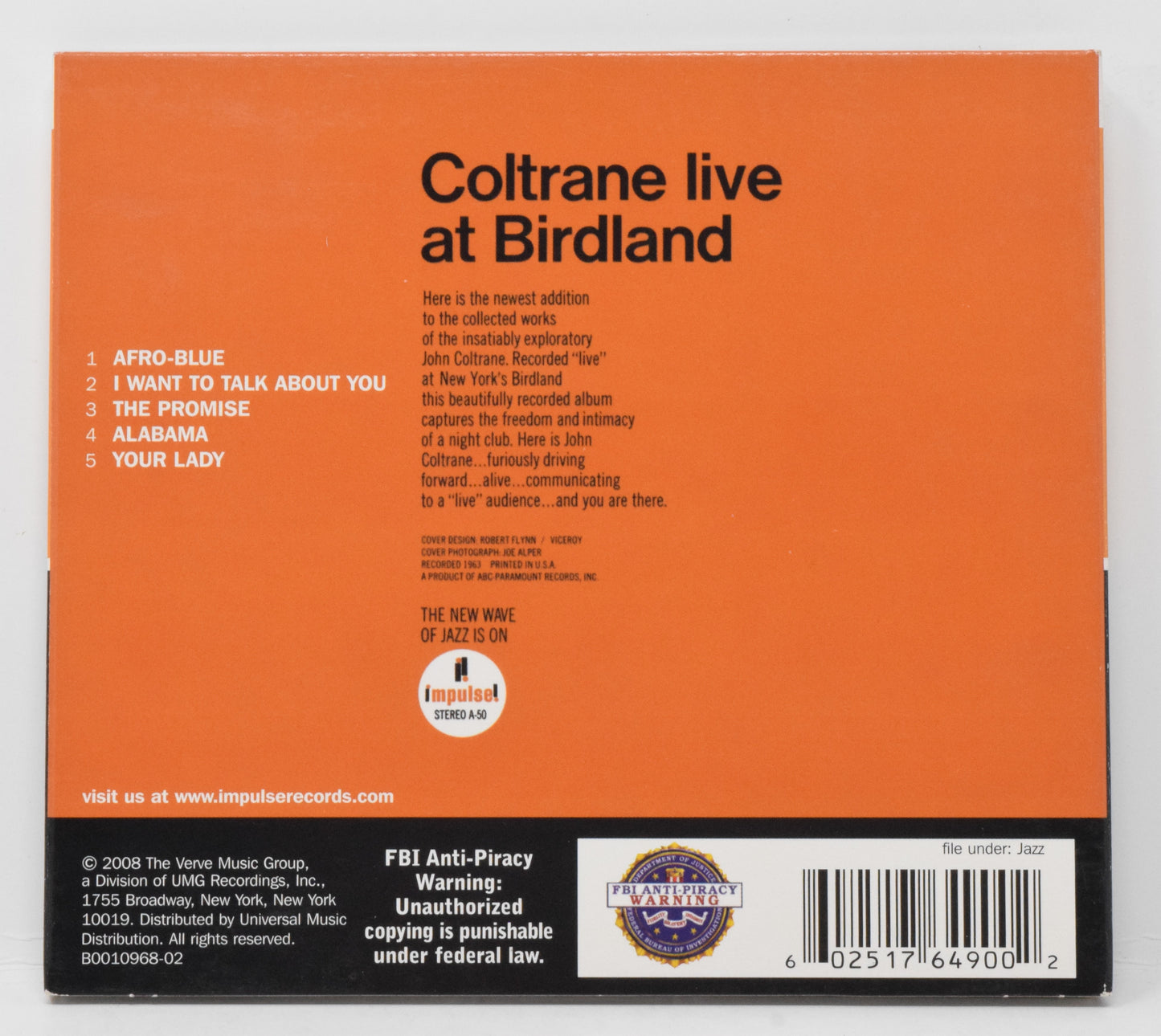 John Coltrane Live At Birdland CD Jazz