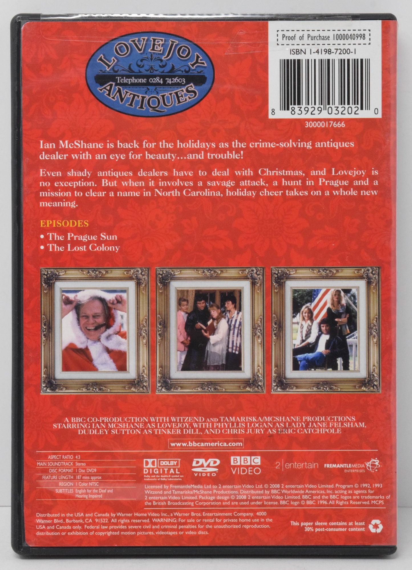 Love Joy DVD Christmas Specials