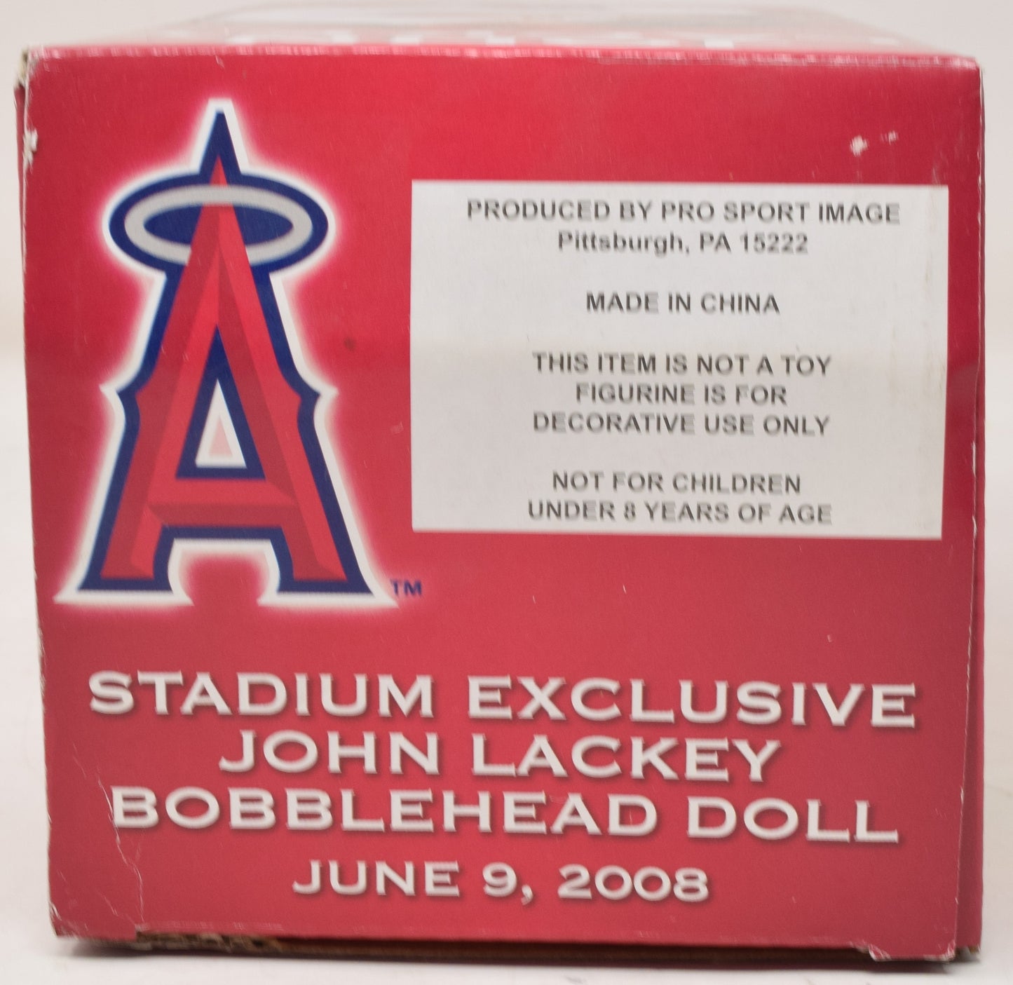 John Lackey Anaheim Angels Bobblehead Baseball LA MLB 2008 NIB