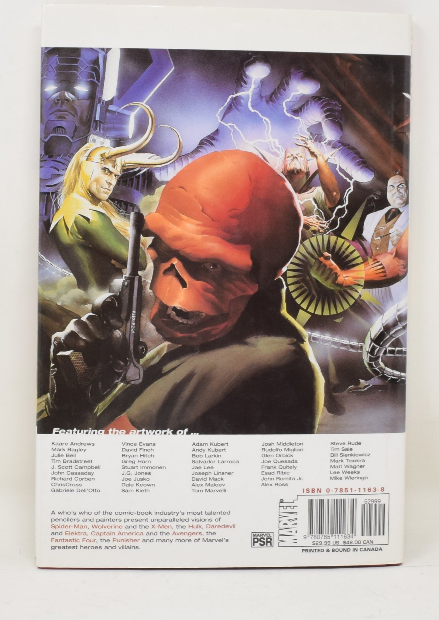 Art Of Marvel Vol 1 HC 2003 VF NM Alex Ross