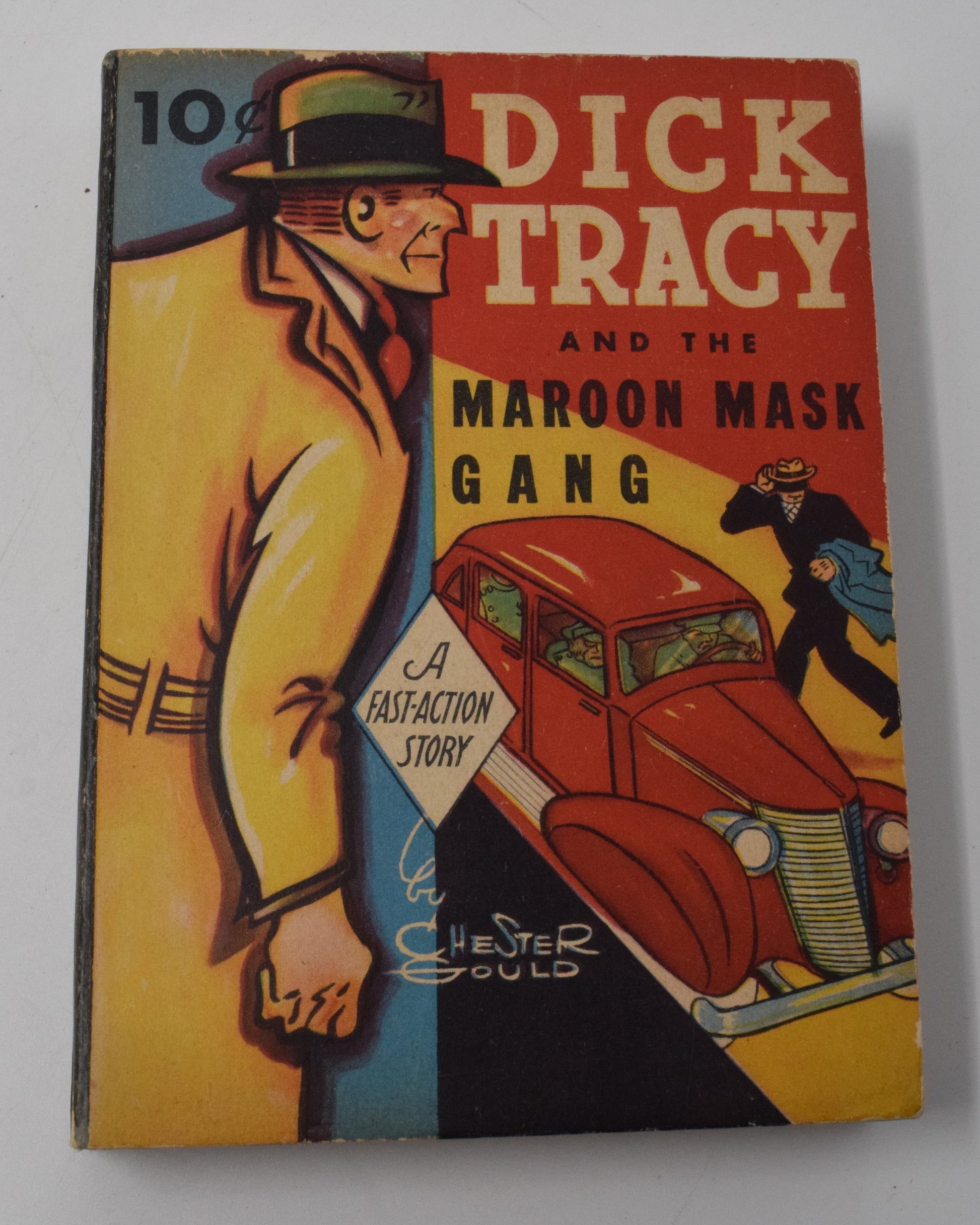 Dick Tracy And The Maroon Mask Gang Fast Action Dell 1938 VF Big Little Book - Golden Apple Comics