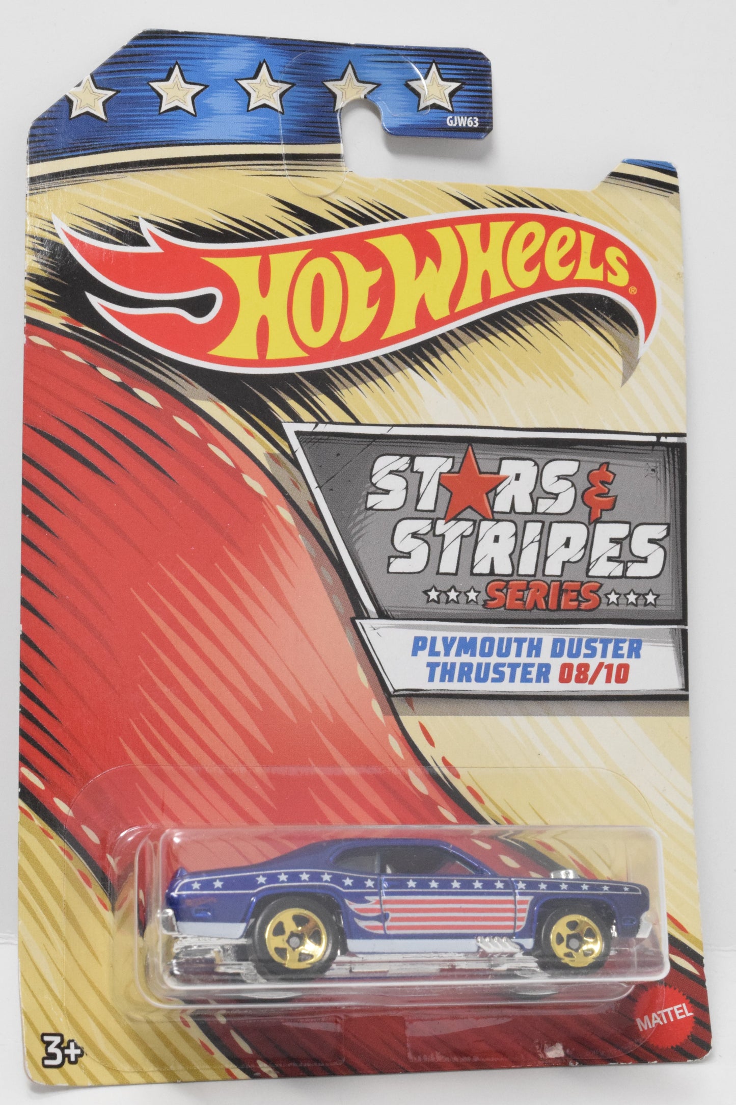 Hot Wheels Plymouth Duster Thruster Stars and Stripes DieCast Car 8/10 New