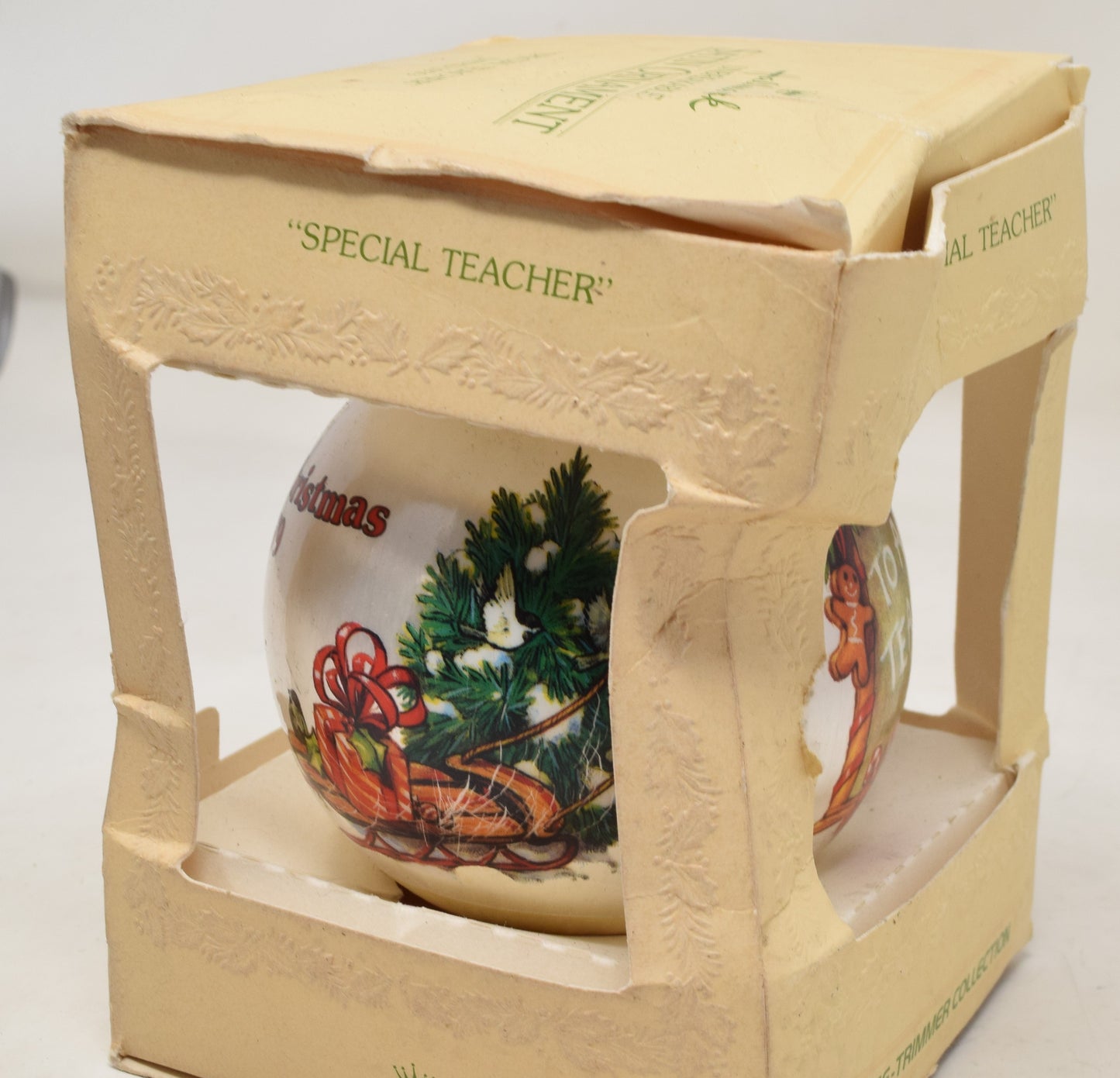 Hallmark Ornament Special Teacher Christmas Tree 1979 NIB