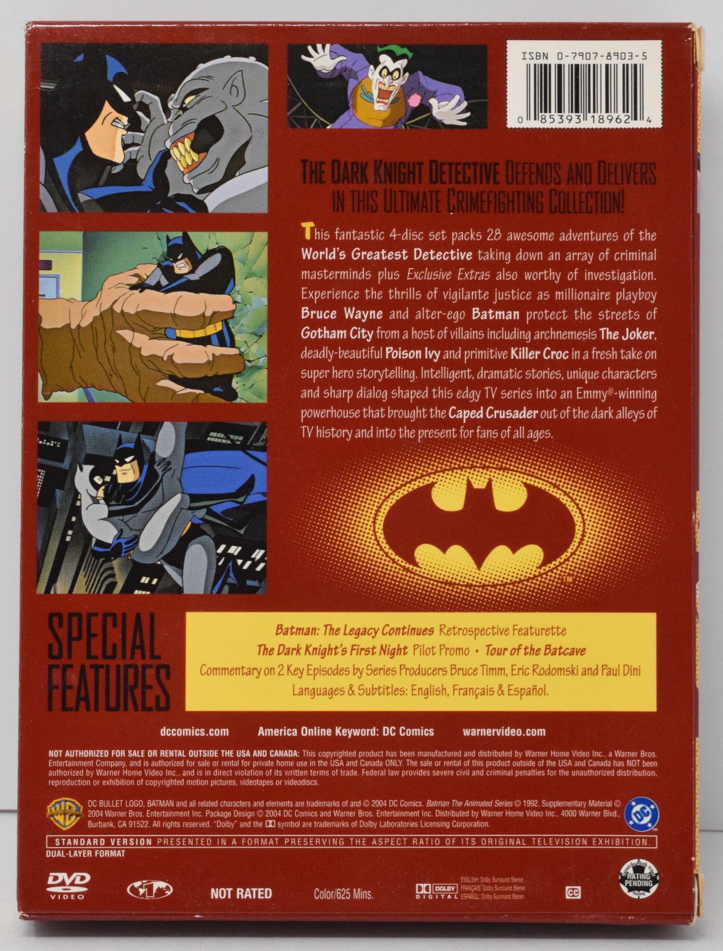 Batman DVD DC Comics Classic Collection Volume One