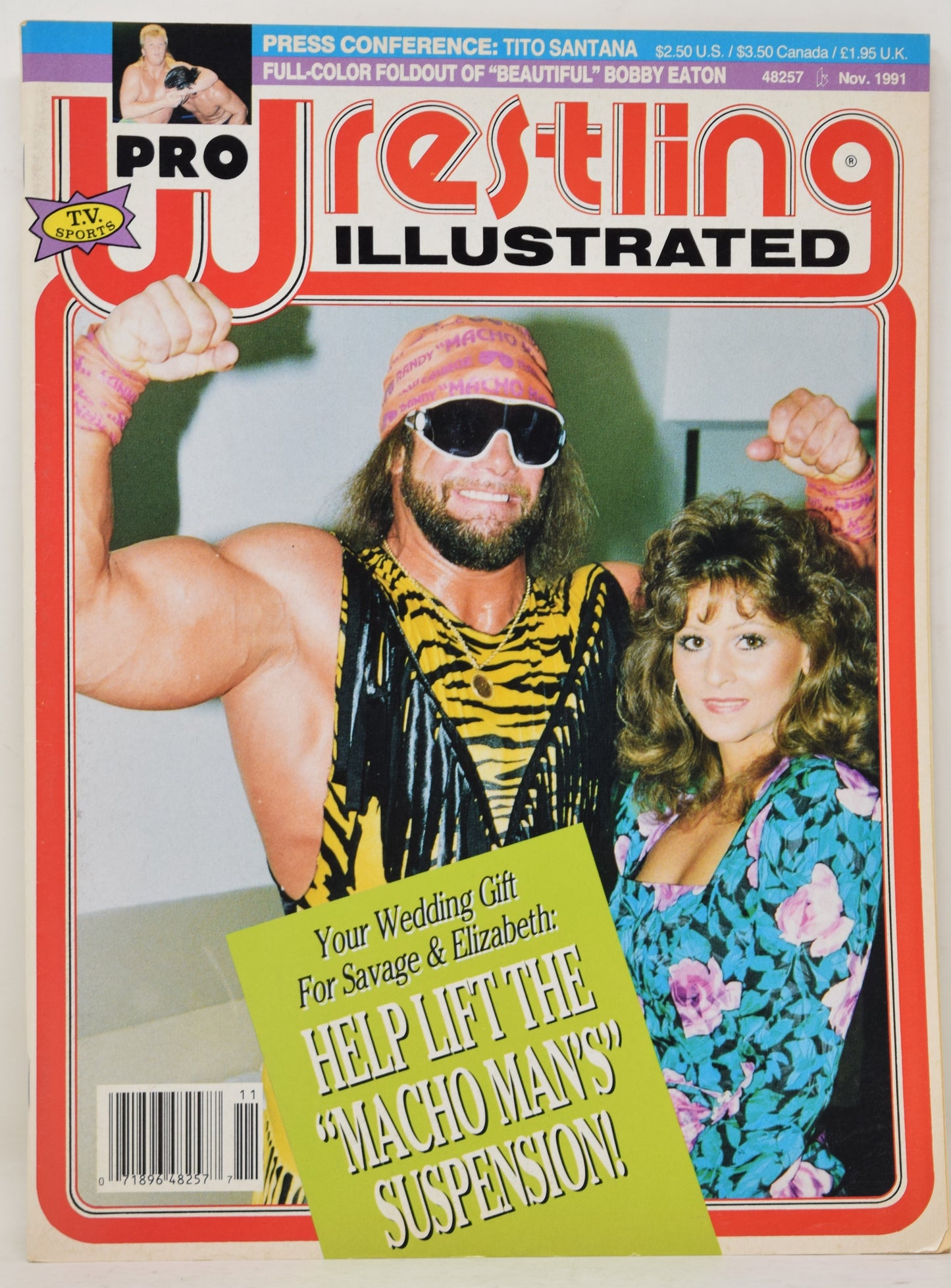 Pro Wrestling Illustrated Magazine November 1991 VF Randy Savage WWF WCW