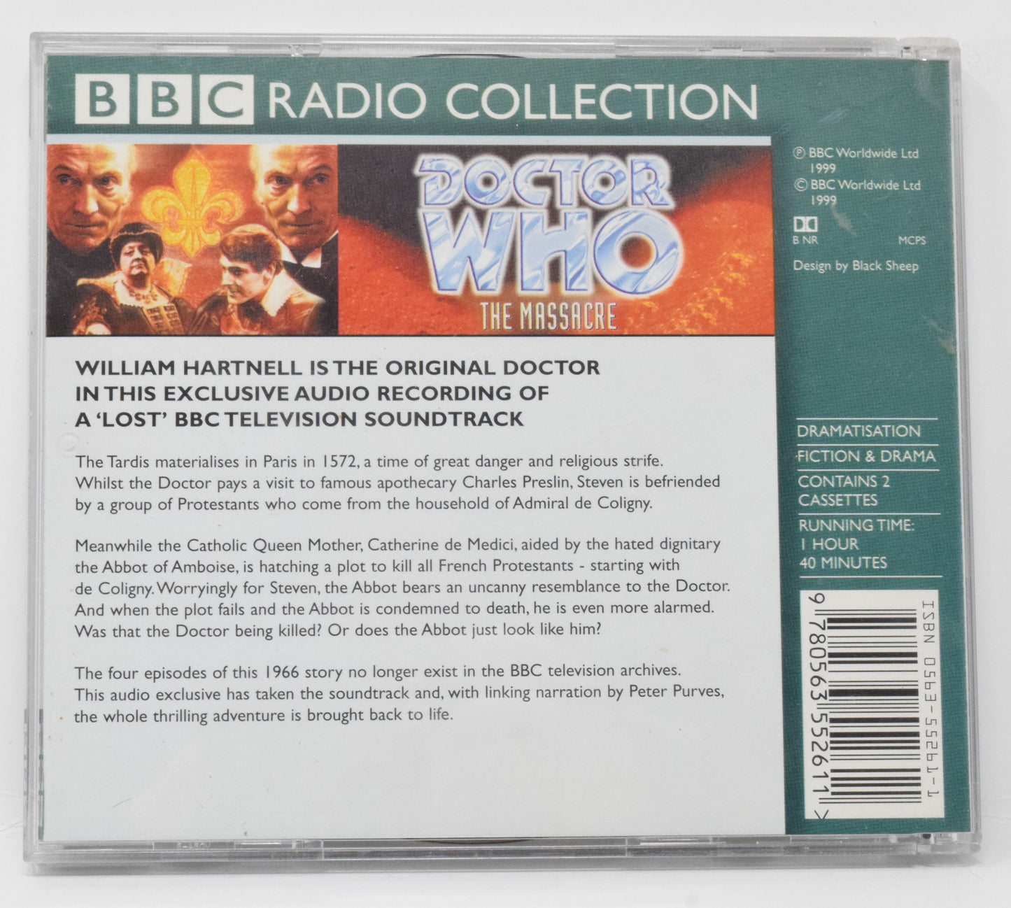 Doctor Who Massacre Soundtrack CD BBC TV 2 Disc