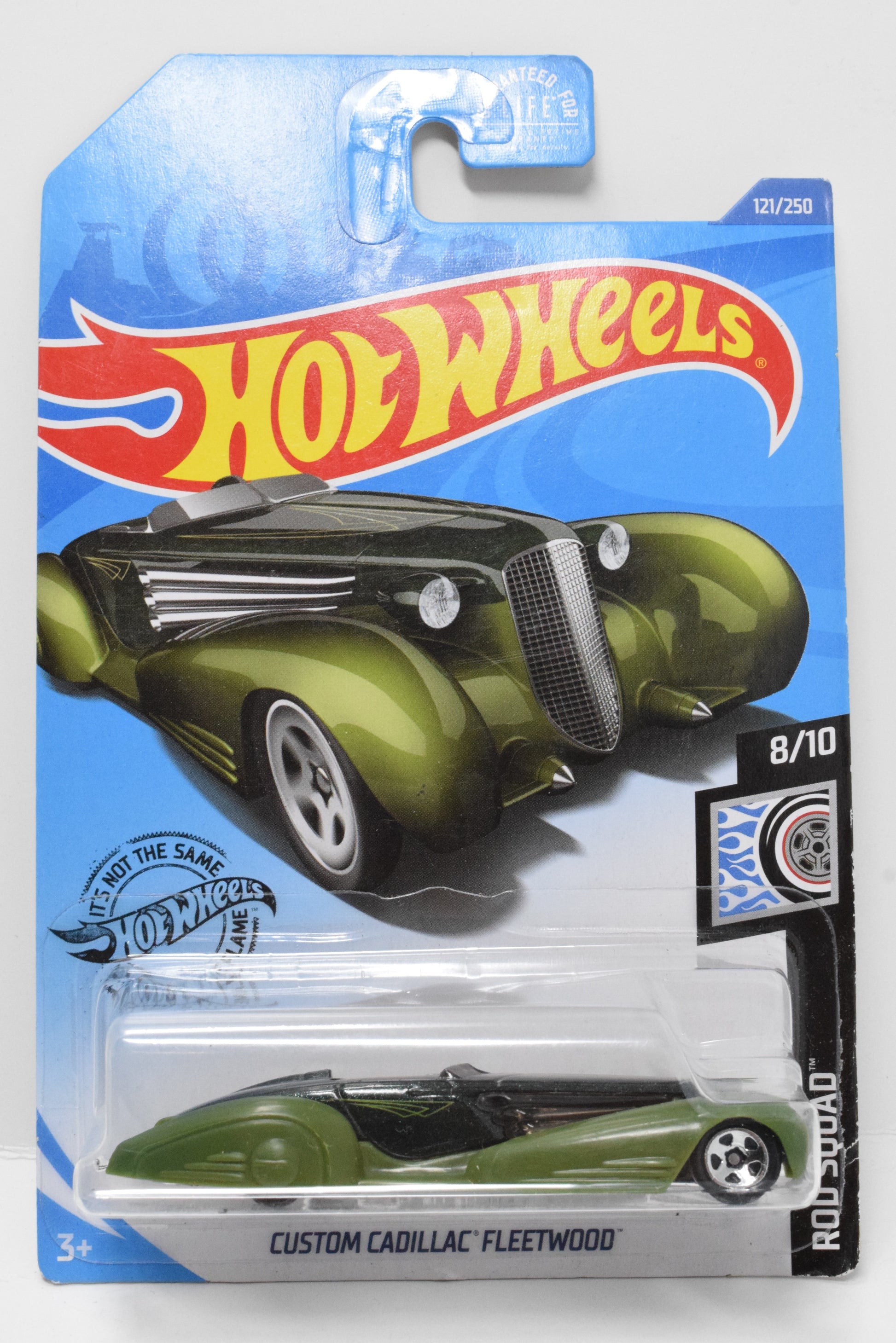 Hot Wheels Custom Cadillac Fleetwood Rod Squad DieCast Car Green 8/10 121 New - Golden Apple Comics