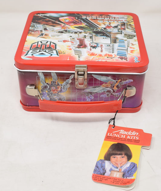 Transformers Lunch Box Themos Aladdin Hasbro 1986 New NWT
