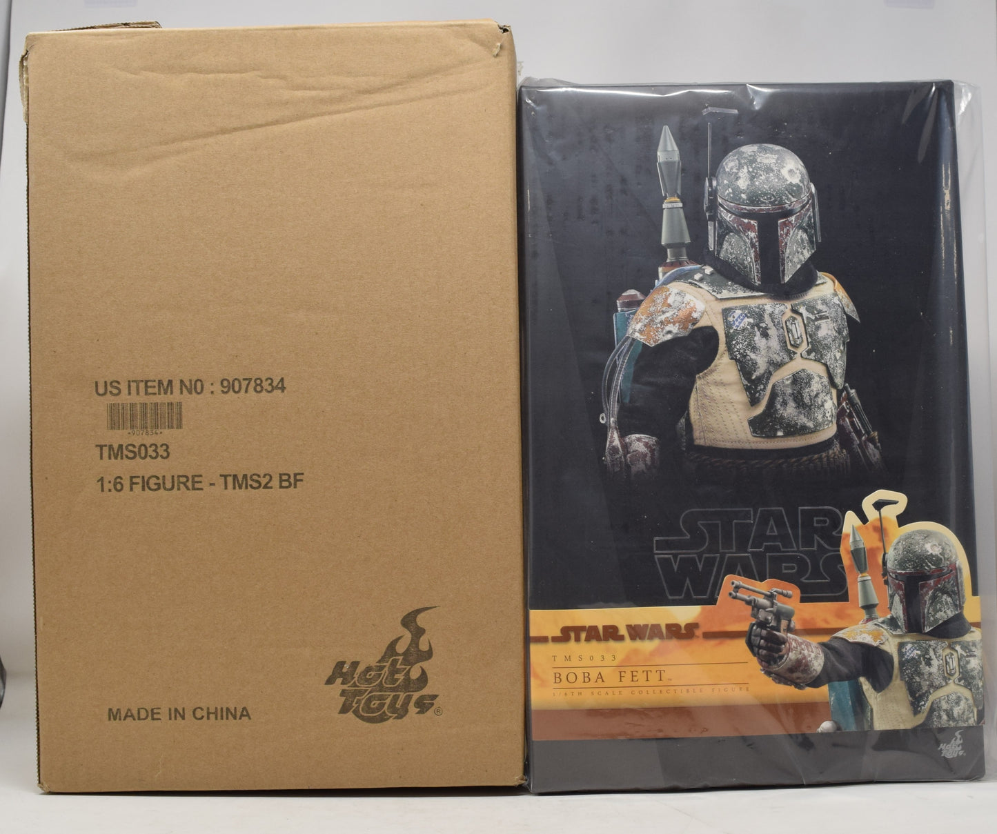 Star Wars Boba Fett Mandalorian Hot Toys 1:6 Action Figure Disney Sideshow NIB