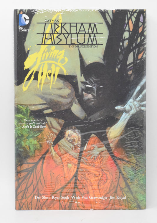 Batman Arkham Asylum Deluxe HC DC 2014 NM Sealed Dan Slott