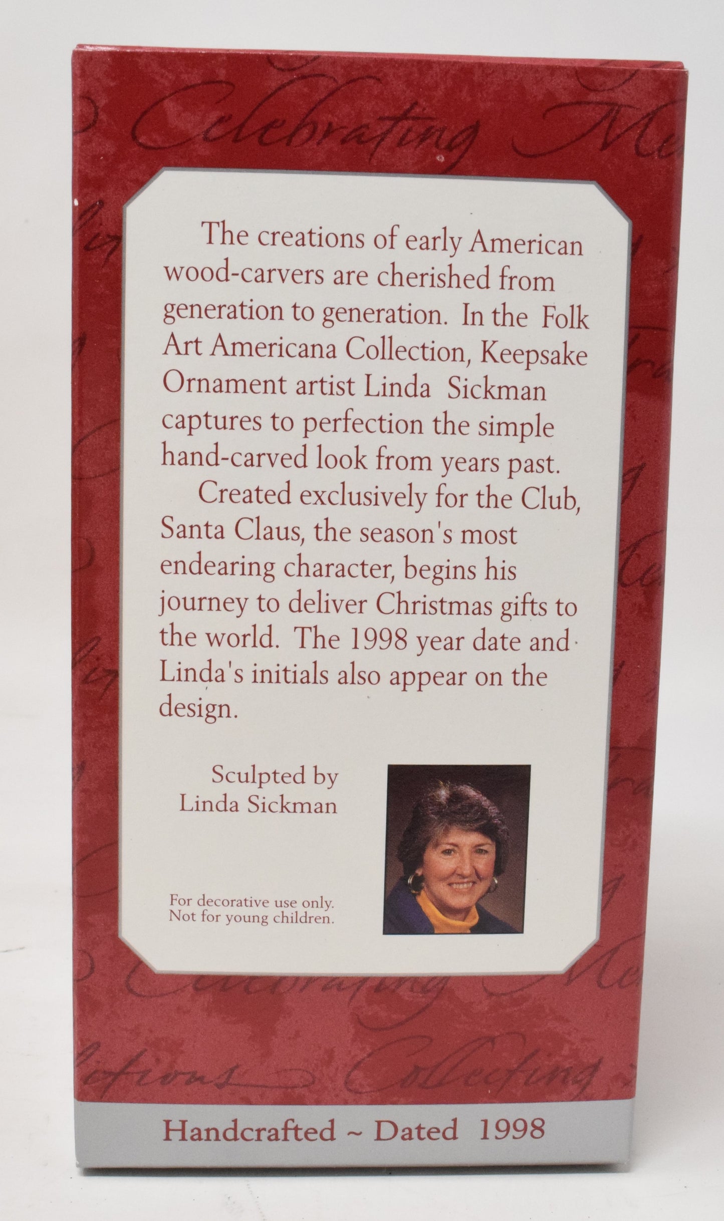 Hallmark Keepsake Christmas Ornament Club Membership Kit Set Of 3 1998 NIB