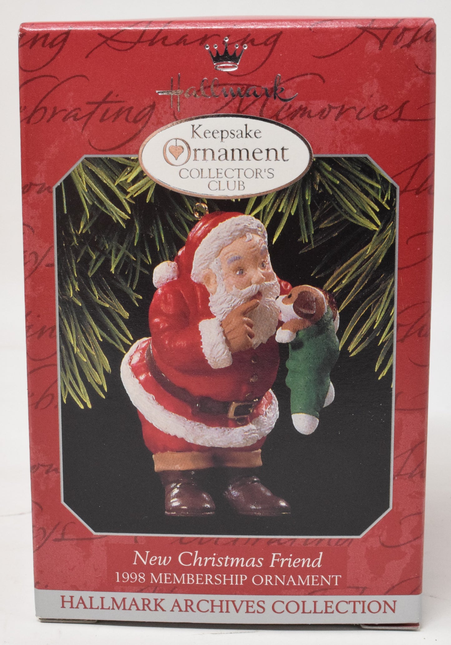 Hallmark Keepsake Christmas Ornament Club Membership Kit Set Of 3 1998 NIB