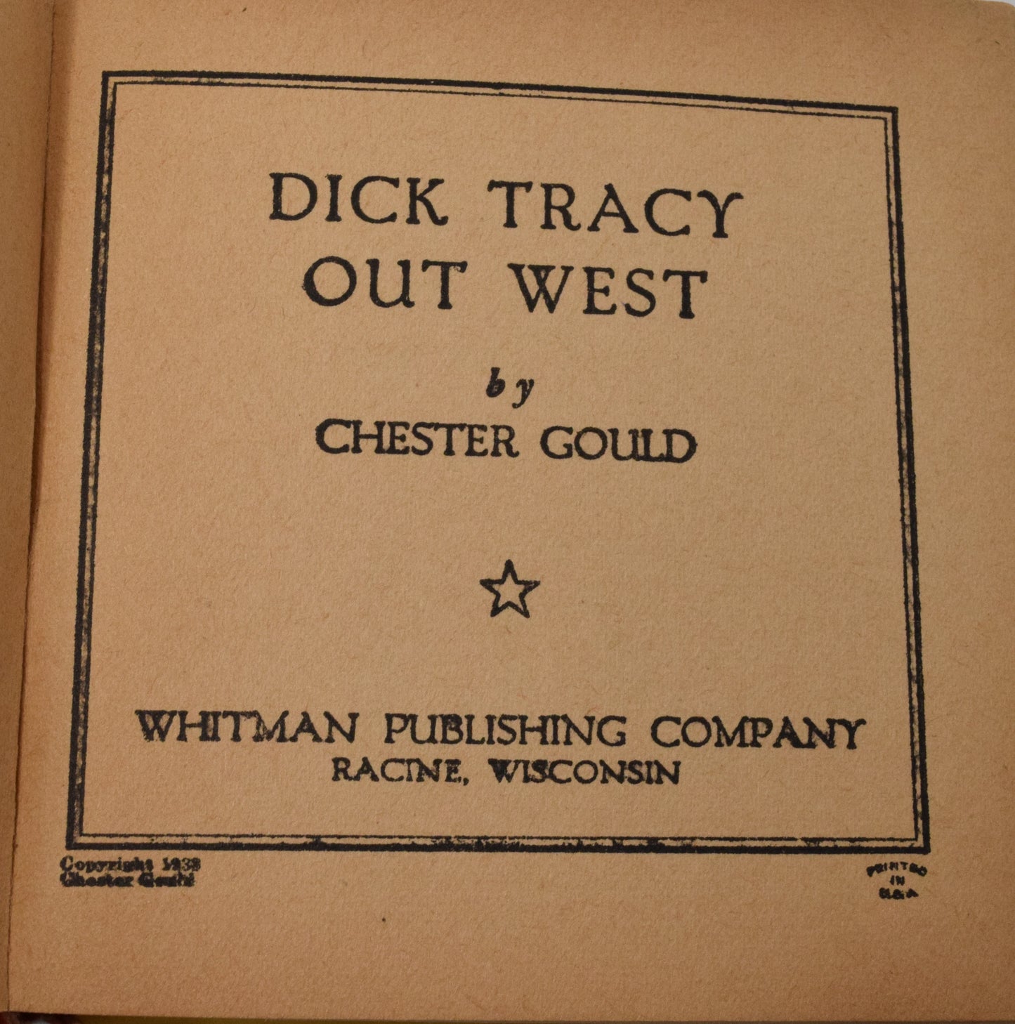 Dick Tracy Out West 723 Big Little Book Whitman 1933 VG - Golden Apple Comics