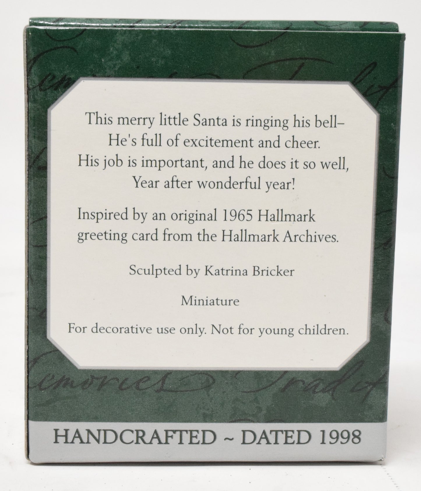 Hallmark Keepsake Christmas Ornament Club Membership Kit Set Of 3 1998 NIB