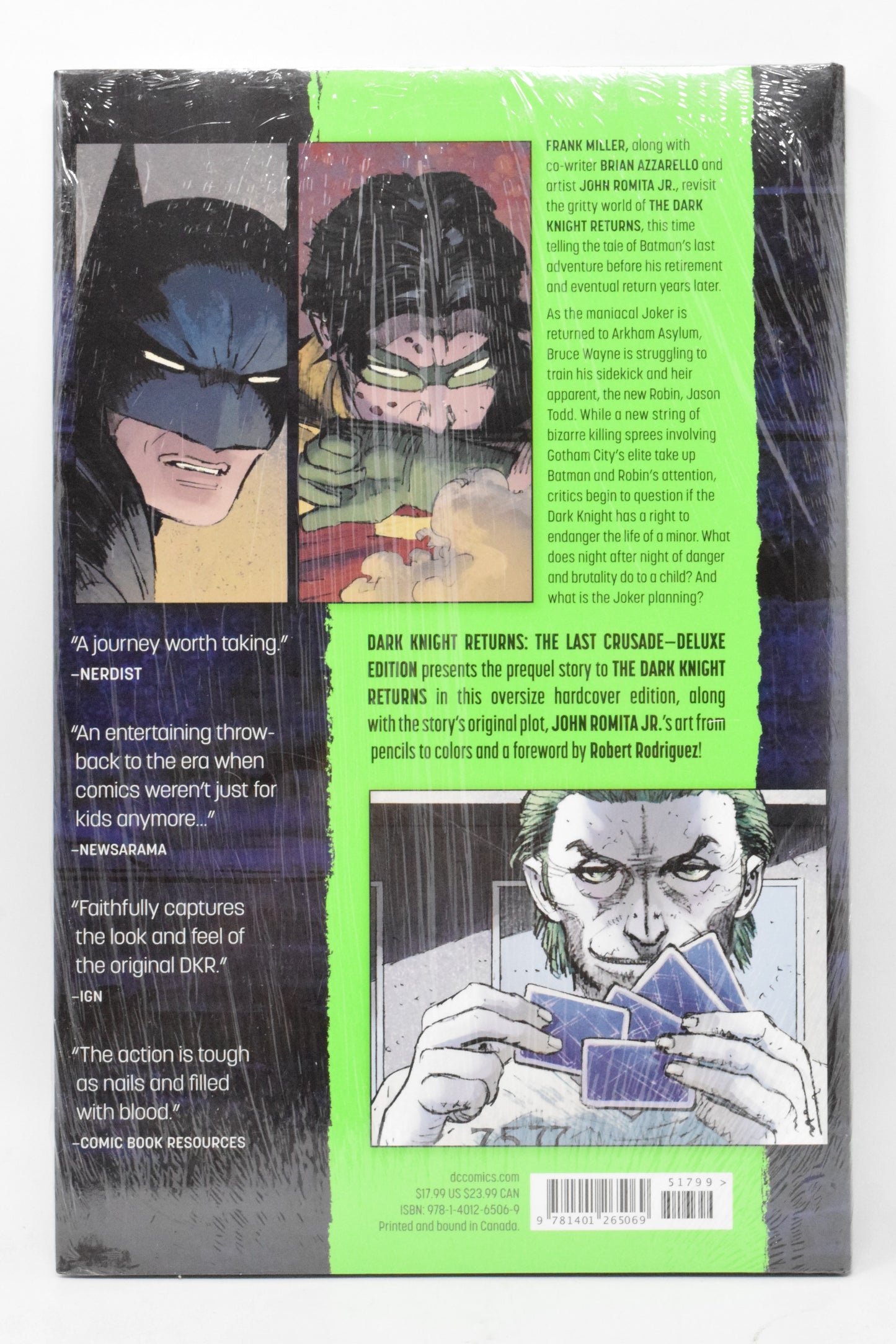 Batman Dark Knight Returns Last Crusade Deluxe HC DC 2016 NM Frank Miller