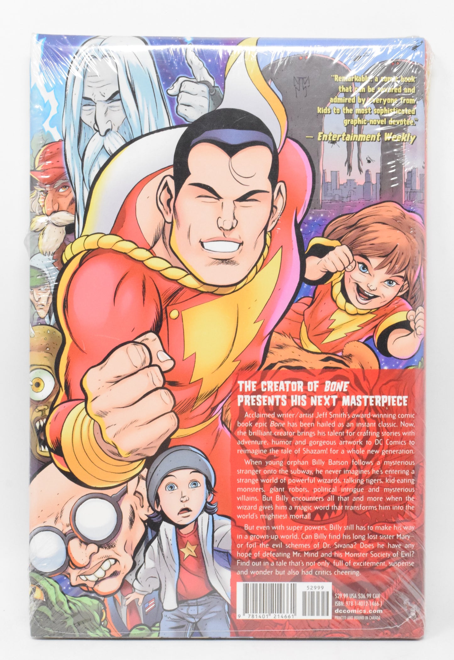 Shazam Monster Society Of Evil HC DC 2007 NM Sealed Jeff Smith