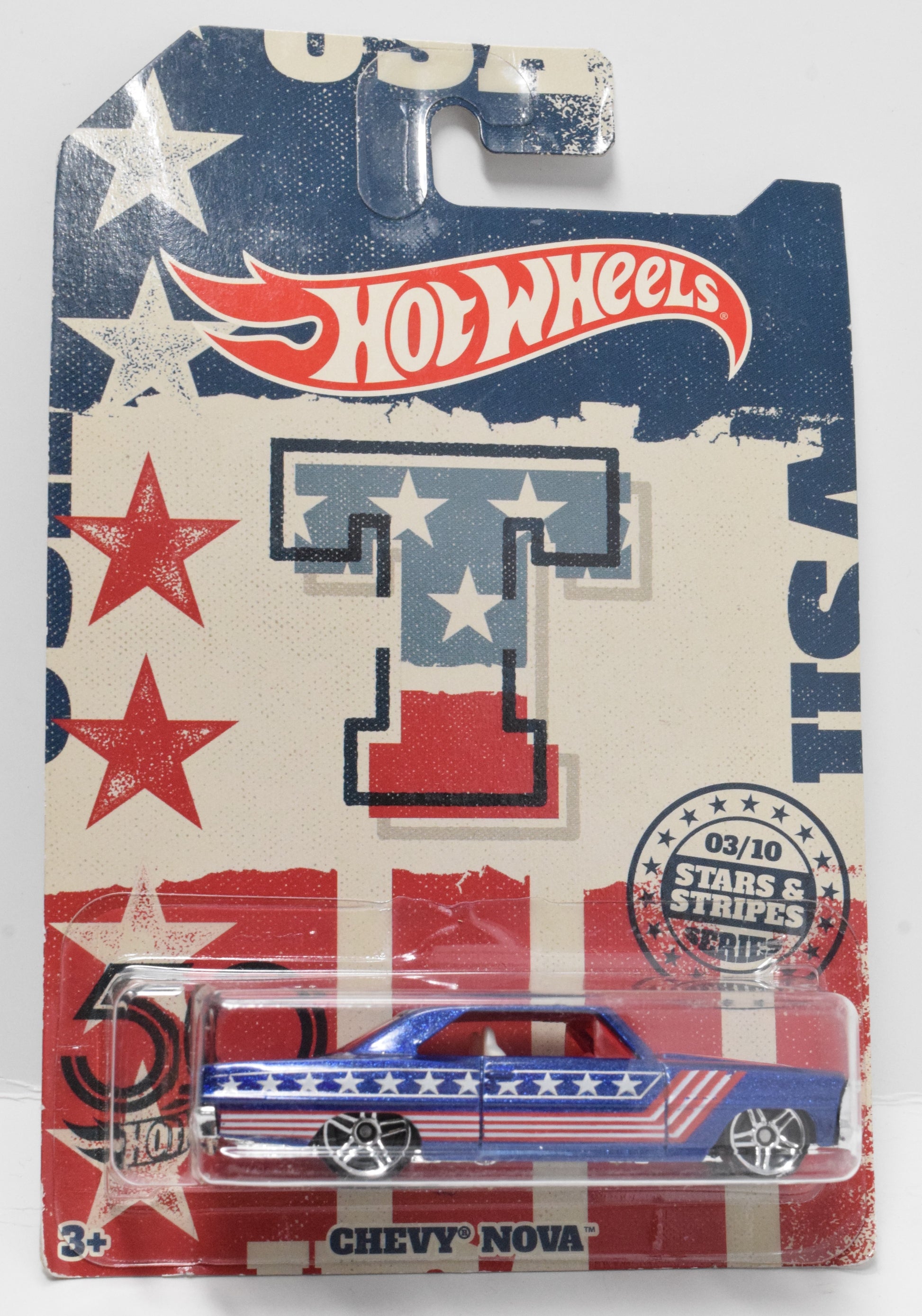 Hot Wheels Chevy Nova Diecast Car Stars and Stripes Series 50 years New 3/10 - Golden Apple Comics