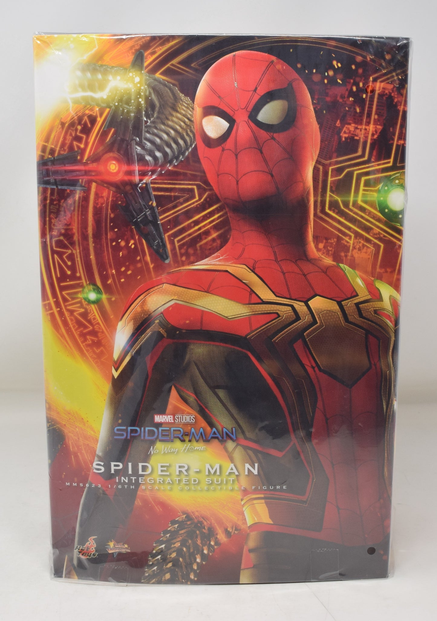 Spider-Man Integrated Suit No Way Home Hot Toys 1:6 Action Figure Marvel Sideshow NIB