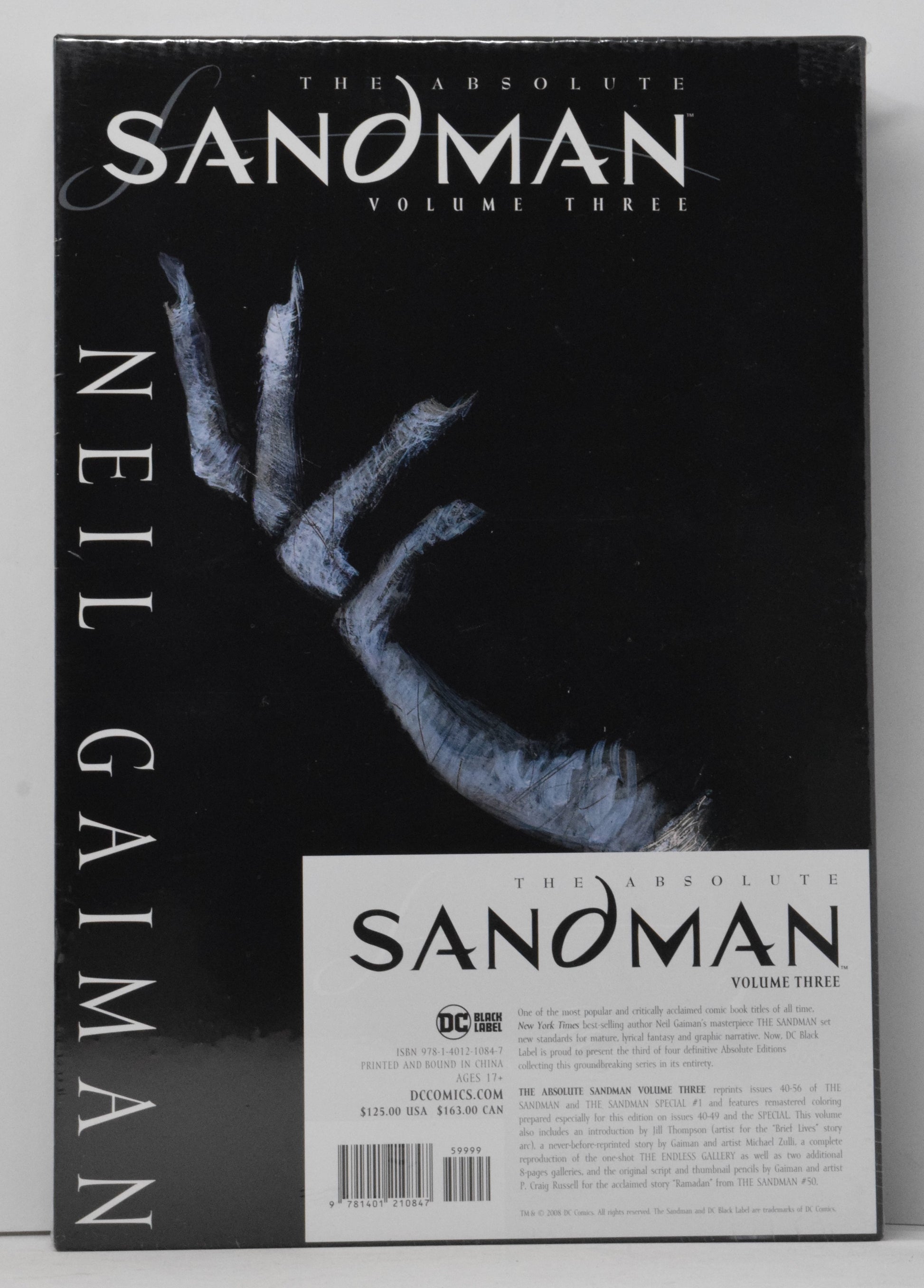 Absolute Sandman Vol 3 HC DC 2008 1st Print Neil Gaiman New Sealed - Golden Apple Comics