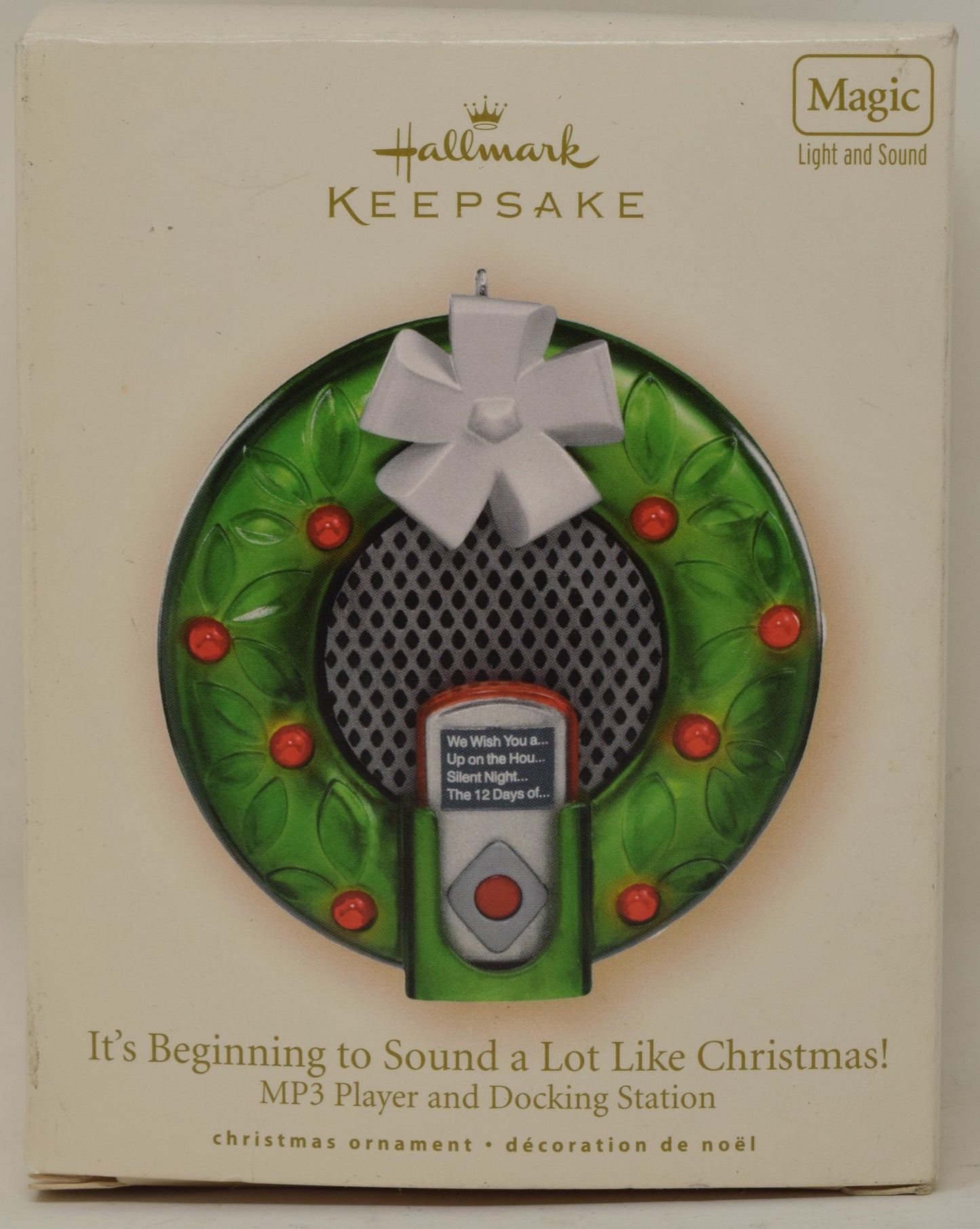 Hallmark Keepsake Ornament Beginning To Sound A Lot Like Christmas Tree 2009 NIB