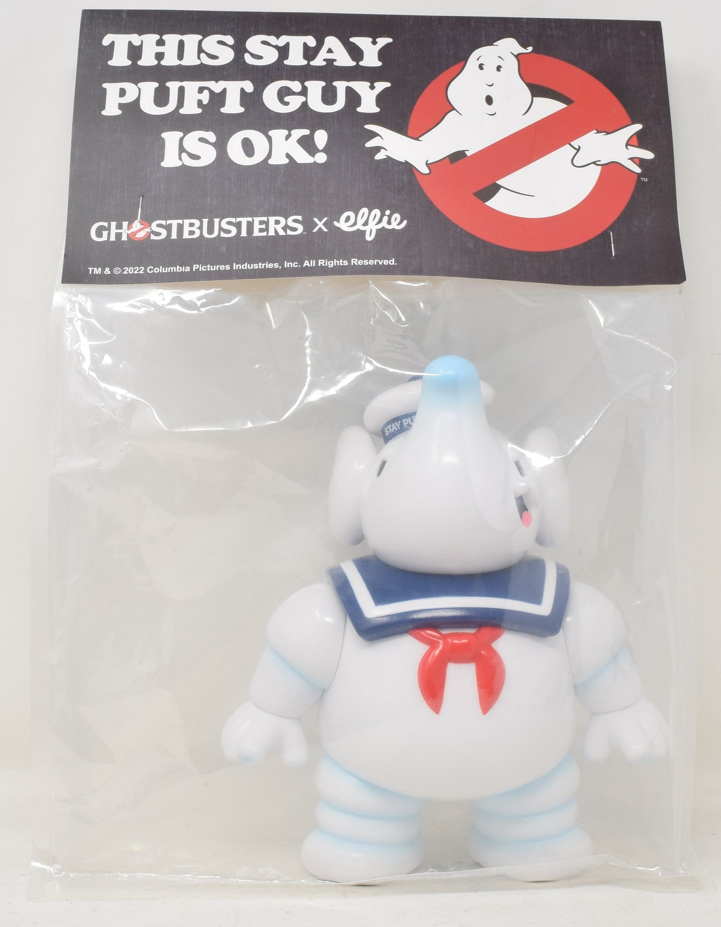 Ghostbusters x Elfie Stay Puft Marshmallow Unboxed Greenie New