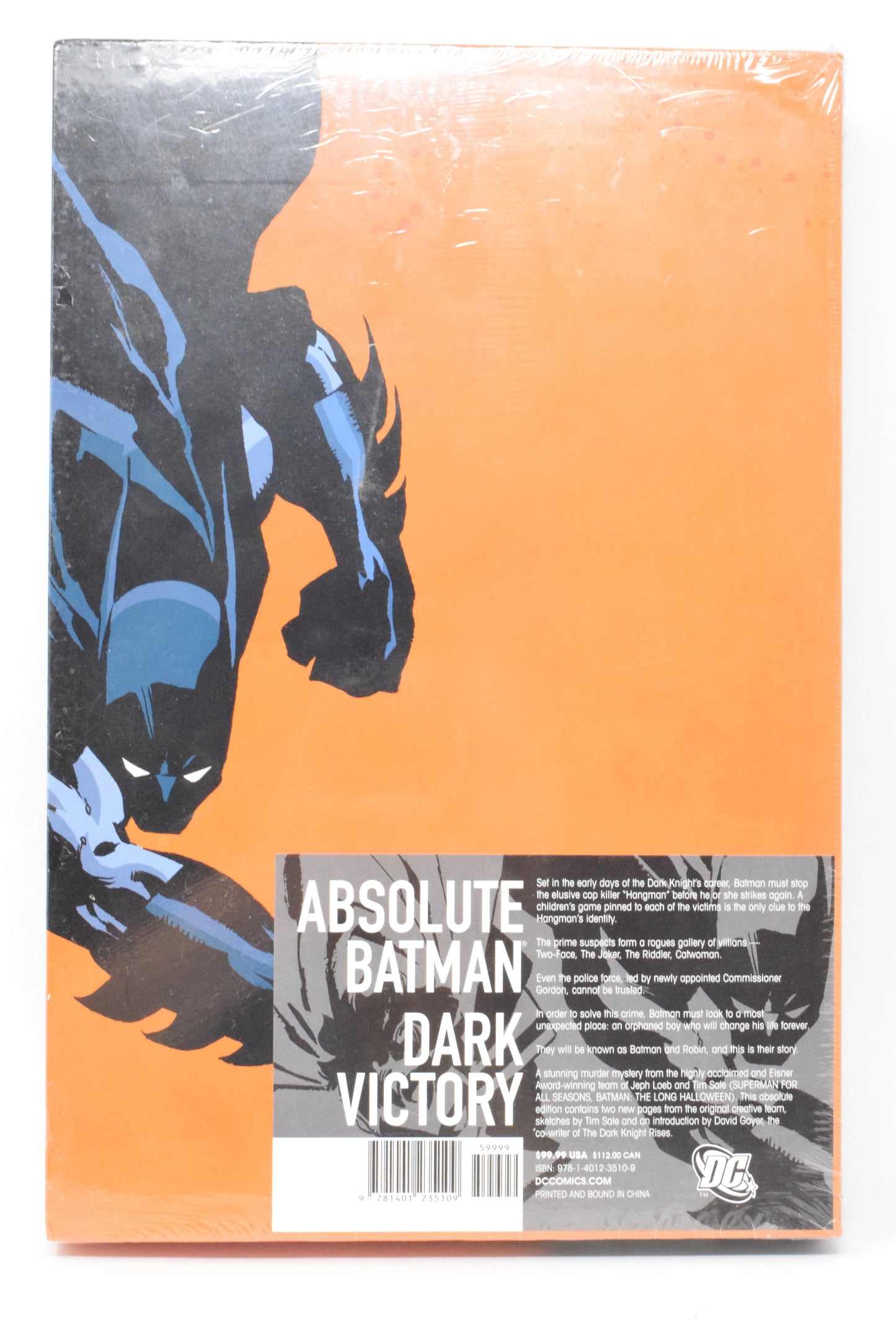 Absolute Batman Dark Victory HC Slipcase DC 2012 NM Sealed Jeph Loeb Tim Sale