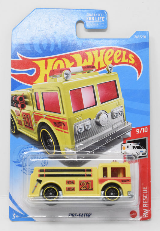 Hot Wheels Fire Eater HW Rescue DieCast Car 9/10 246 New
